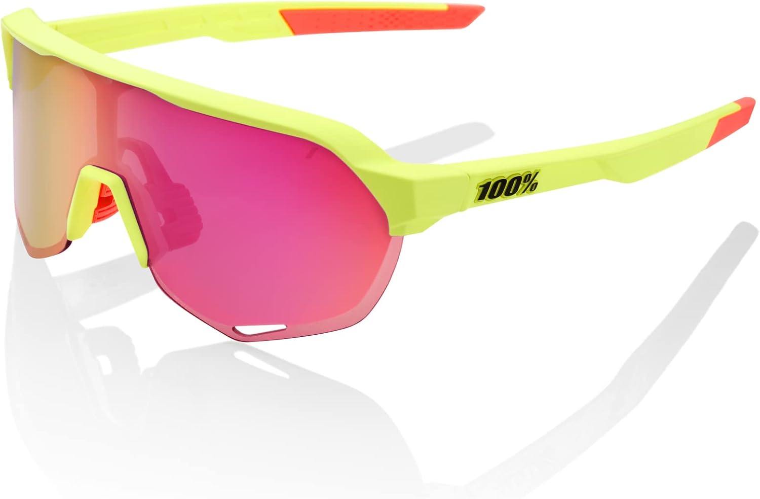 100% S2 Sport Performance Cycling Sunglasses Premium Vented Baseball Road Bike & Triathlon Eyewear with Interchangeable Lens - Image 17