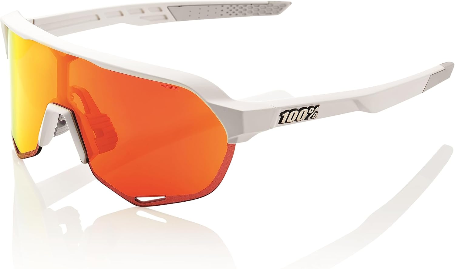 100% S2 Sport Performance Cycling Sunglasses Premium Vented Baseball Road Bike & Triathlon Eyewear with Interchangeable Lens - Image 3