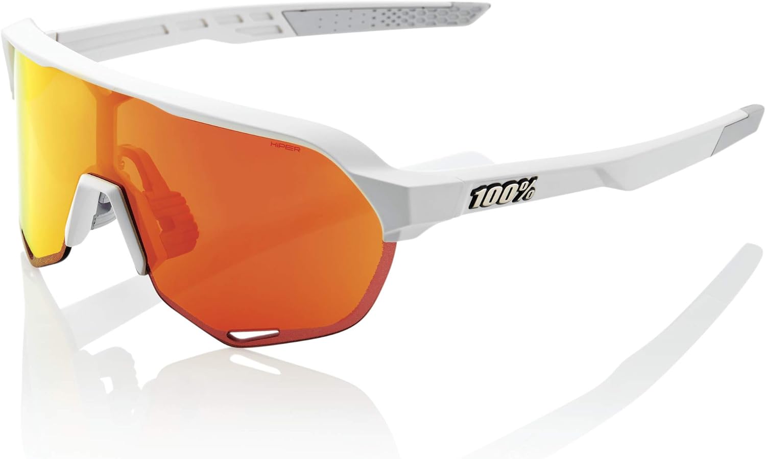 100% S2 Sport Performance Cycling Sunglasses Premium Vented Baseball Road Bike & Triathlon Eyewear with Interchangeable Lens - Image 11