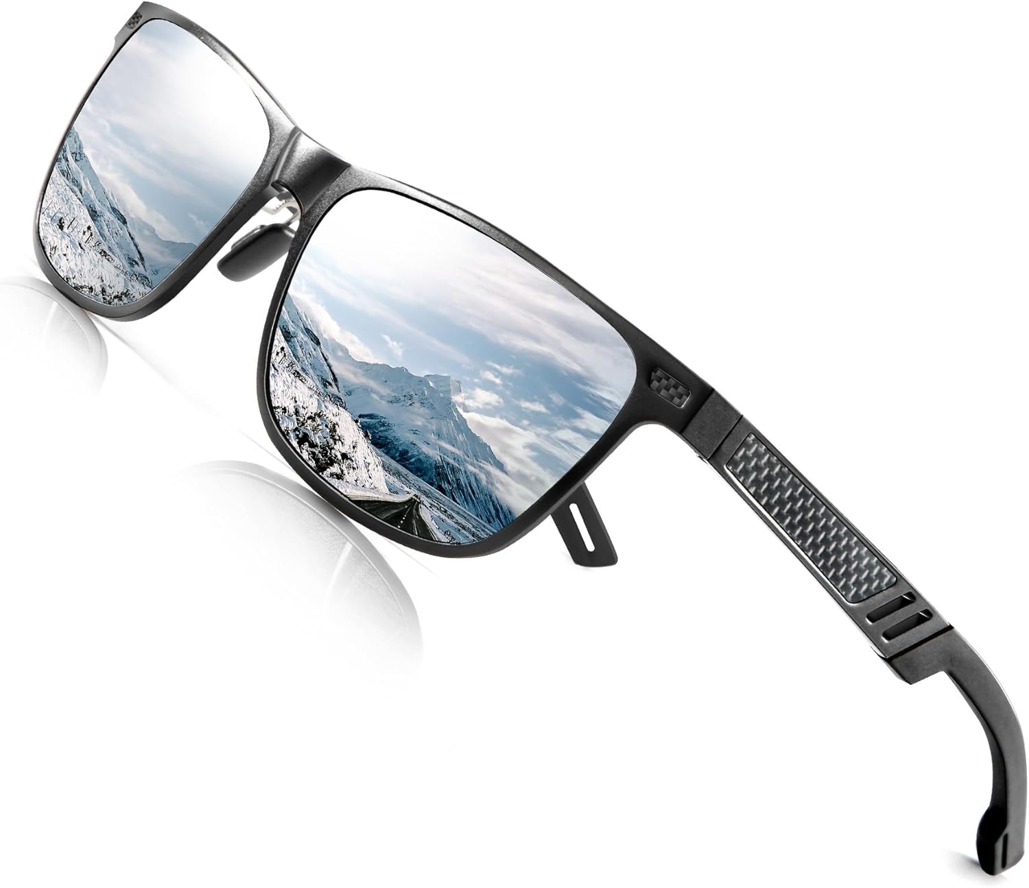 ANYLUV Polarized Sunglasses for Men Premium Al-Mg Frame Square Men\u2019s Sunglasses UV Protection for Fishing - Image 8