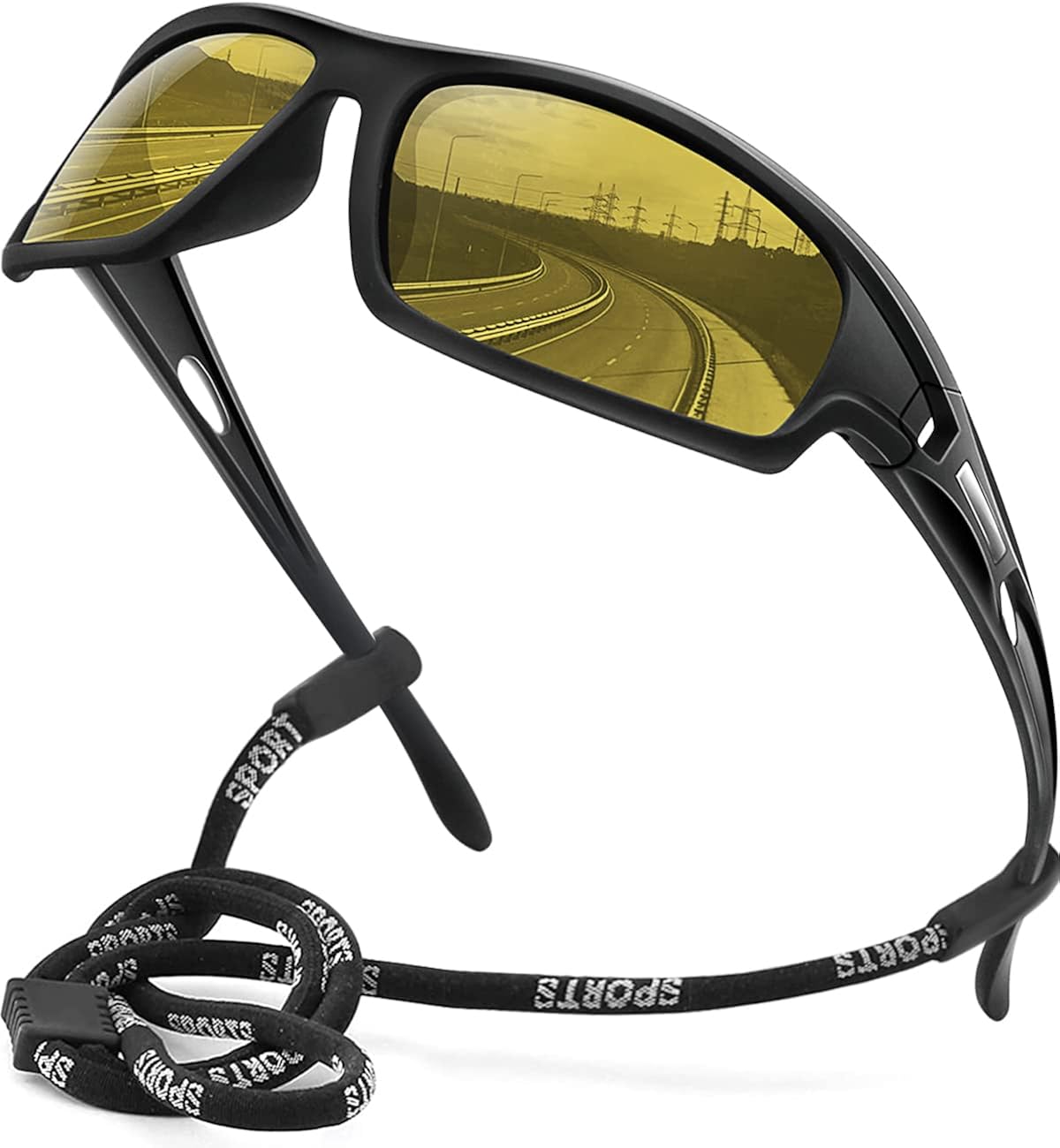 AWGSEE Polarized Sports Sunglasses for Men 100% UV Protection Wrap Around Unbreakable Sun Glasses for Fishing Driving - Image 12