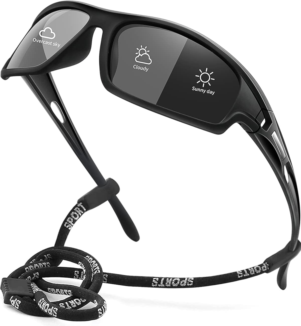 AWGSEE Polarized Sports Sunglasses for Men 100% UV Protection Wrap Around Unbreakable Sun Glasses for Fishing Driving - Image 8