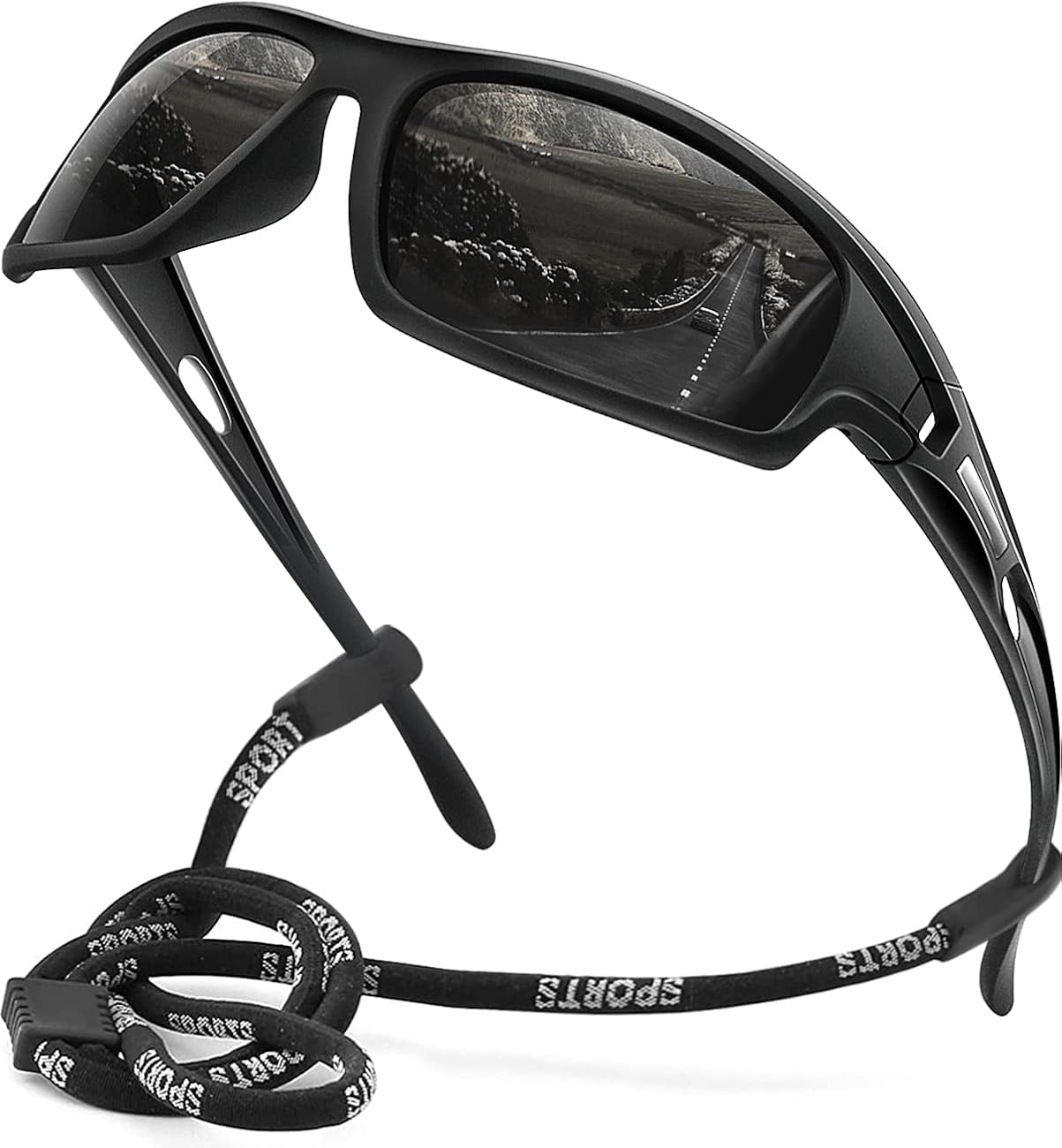 AWGSEE Polarized Sports Sunglasses for Men 100% UV Protection Wrap Around Unbreakable Sun Glasses for Fishing Driving - Image 26