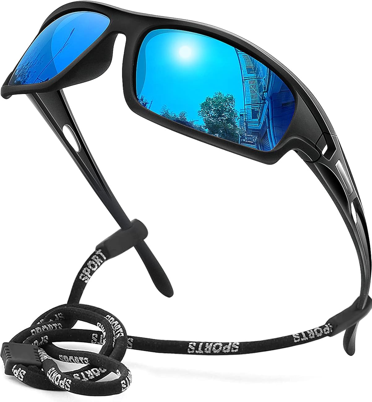 AWGSEE Polarized Sports Sunglasses for Men 100% UV Protection Wrap Around Unbreakable Sun Glasses for Fishing Driving - Image 18