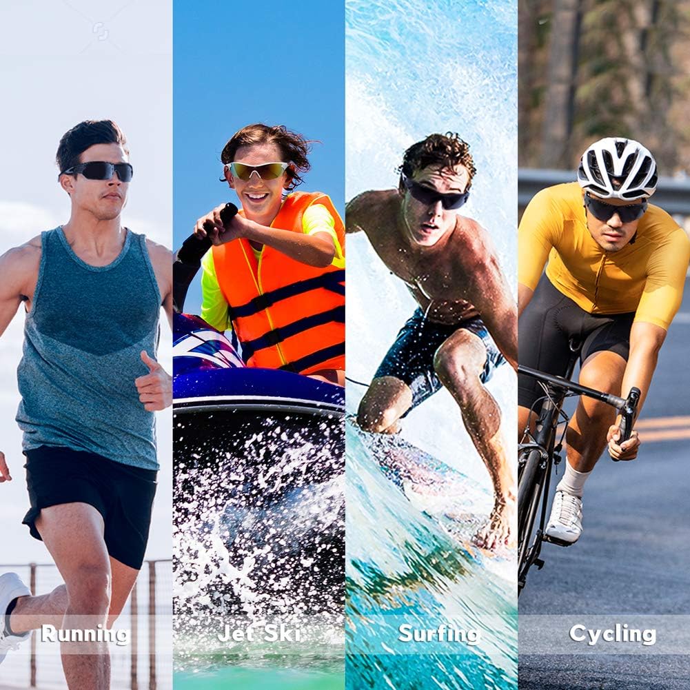 BEACOOL Polarized Sports Sunglasses for Men Women Youth Baseball Cycling Running Driving Fishing Golf Motorcycle TAC Glasses - Image 5