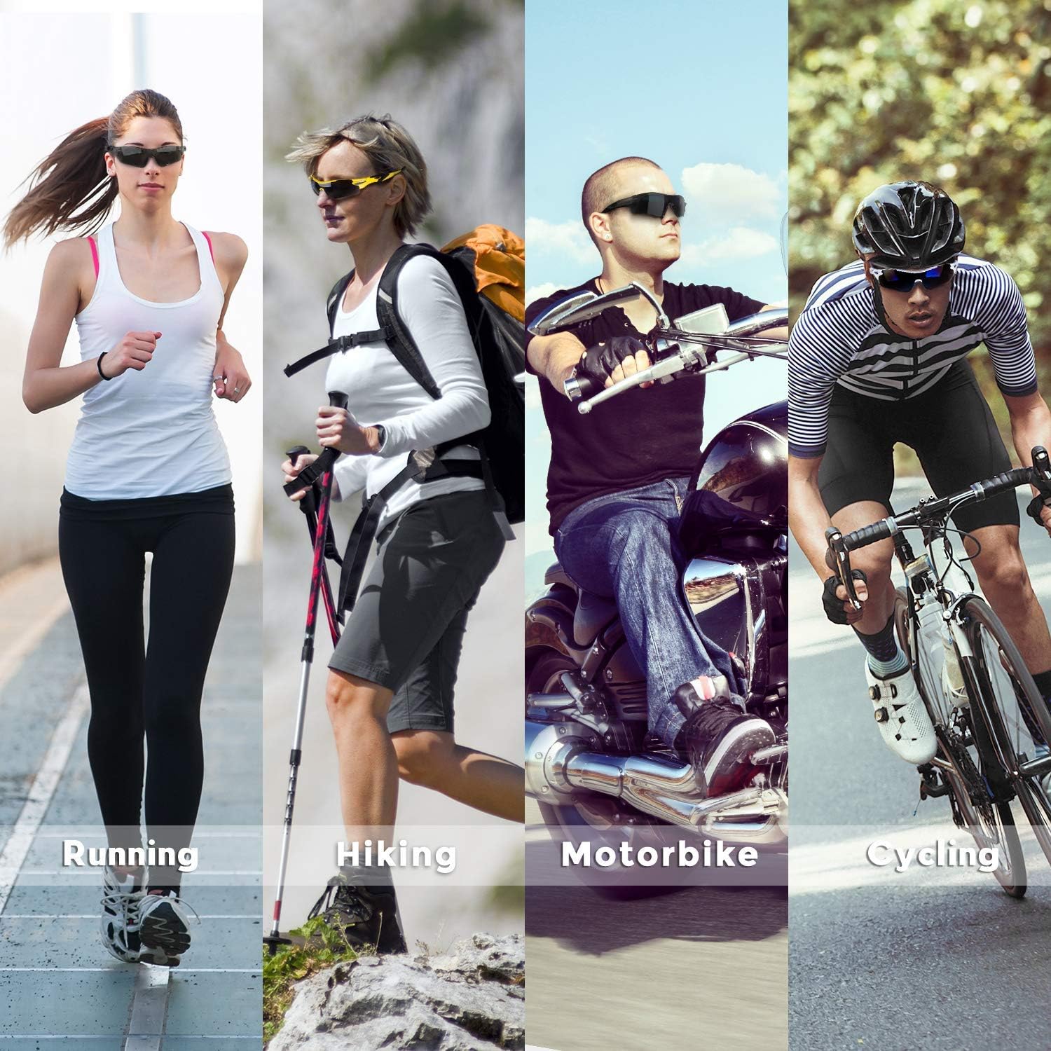 BEACOOL Polarized Sports Sunglasses for Men Women Youth Baseball Fishing Cycling Running Golf Motorcycle Tac Glasses UV400 - Image 6