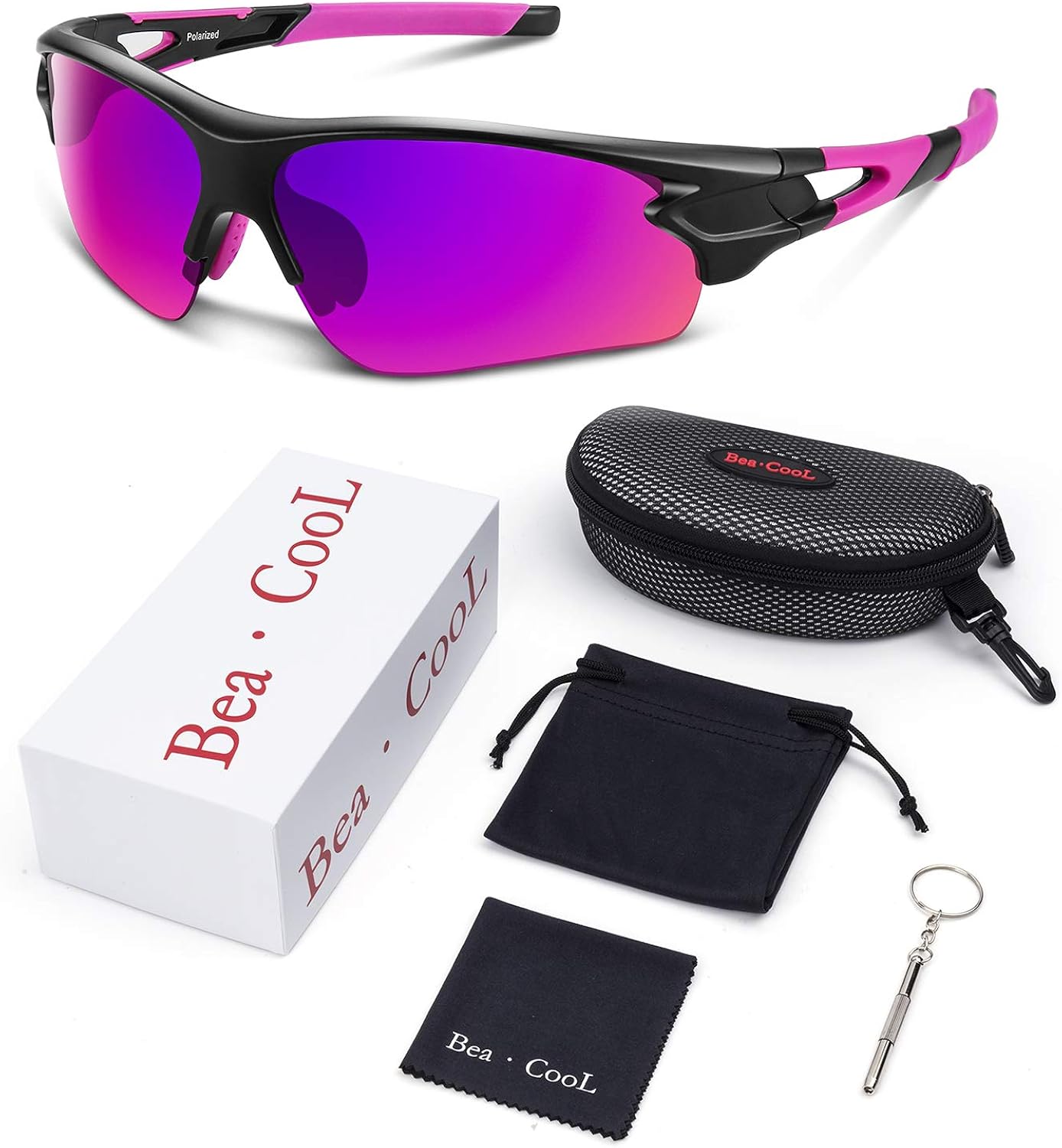 BEACOOL Polarized Sports Sunglasses for Men Women Youth Baseball Fishing Cycling Running Golf Motorcycle Tac Glasses UV400 - Image 6
