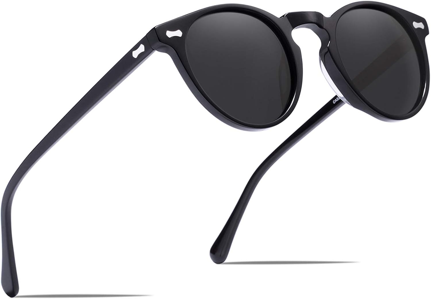 CARFIA Vintage Polarized Sunglasses for Men UV400 Protection Retro Fashion Eyewear Hand-crafted Acetate Frame CA5288L - Image 9