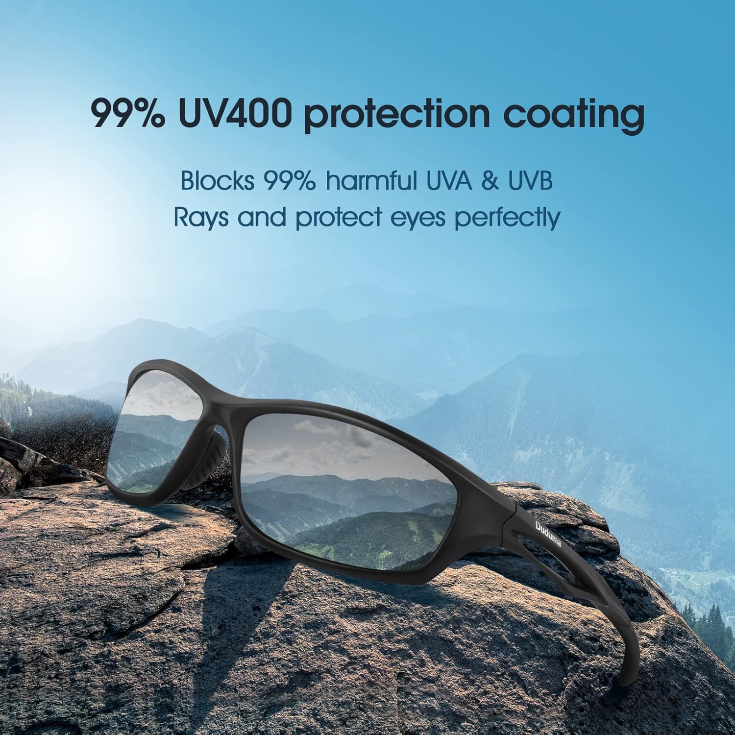 Duduma Polarized Sports Sunglasses for Men Women Running Cycling Fishing Golf Driving Shades Sun Glasses Tr90 - Image 2