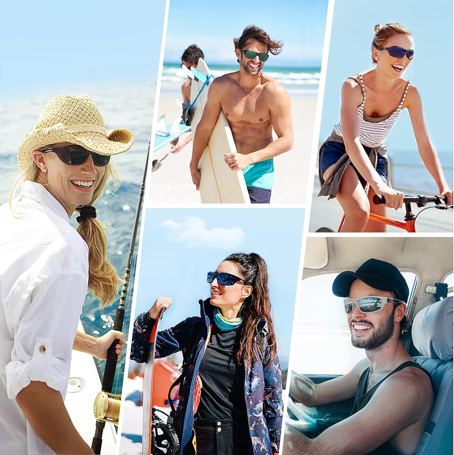 Duduma Polarized Sports Sunglasses for Men Women Running Cycling Fishing Golf Driving Shades Sun Glasses Tr90 - Image 5
