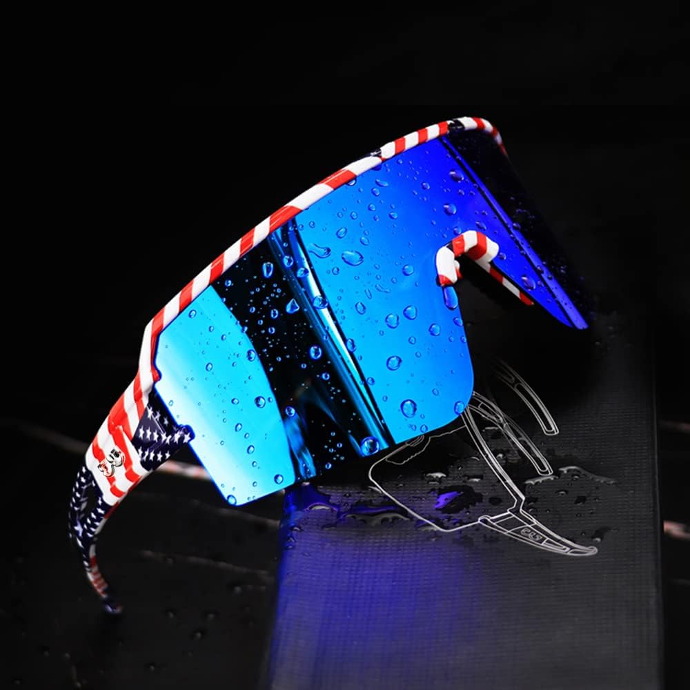 FMY Polarized Cycling Glasses Sports Sunglasses,UV400 Protection Eyewear Baseball Running Fishing for Men Women Youth - Image 5