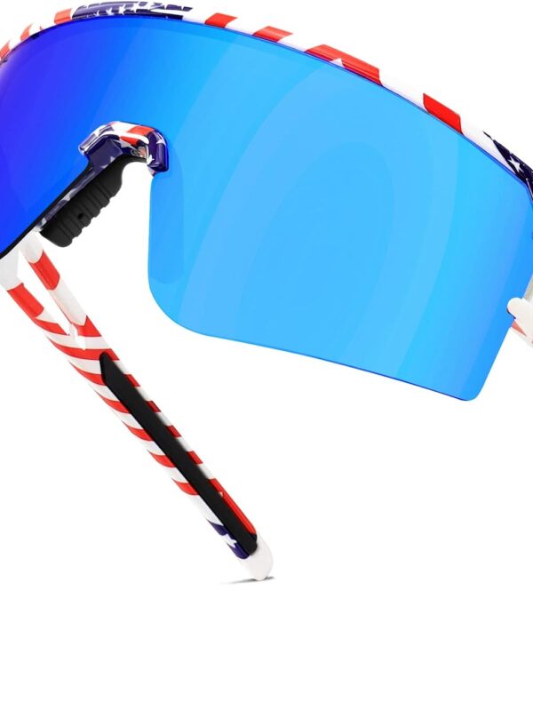 FMY Polarized Cycling Glasses Sports Sunglasses,UV400 Protection Eyewear Baseball Running Fishing for Men Women Youth