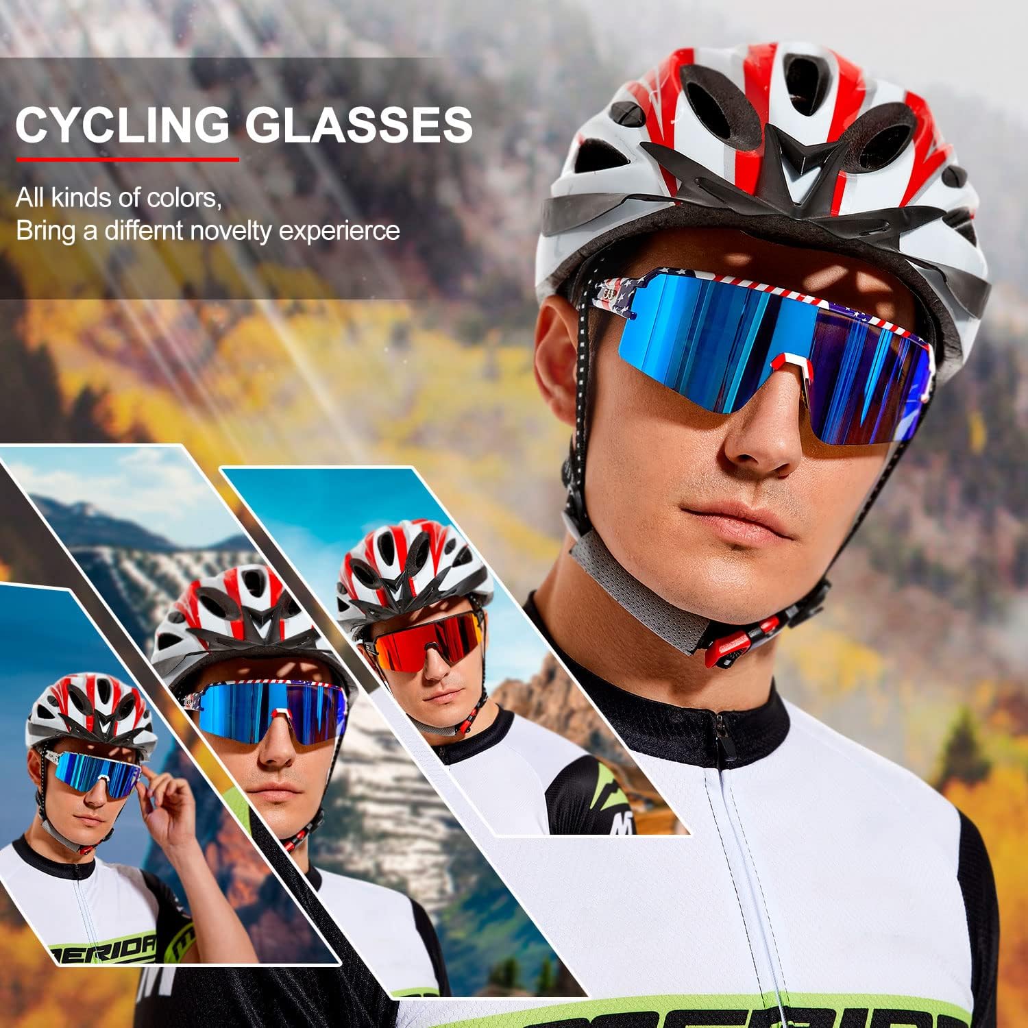 FMY Polarized Cycling Glasses Sports Sunglasses,UV400 Protection Eyewear Baseball Running Fishing for Men Women Youth - Image 2