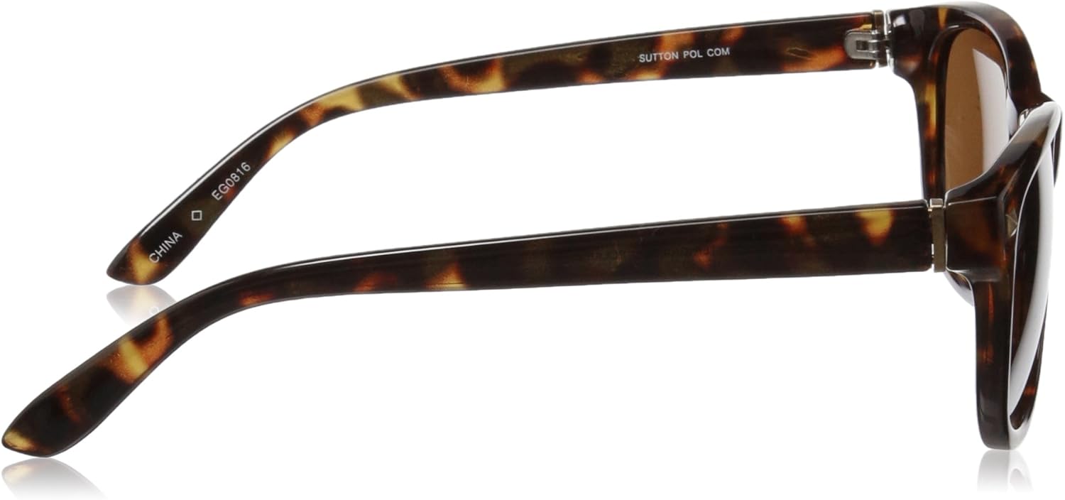 Foster Grant Sutton Polarized Sunglasses For Women, Brown Tortoise Shell Sunglasses - Image 3