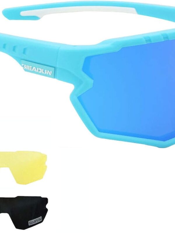 GIEADUN Sports Sunglasses Cycling Glasses Polarized Cycling, Baseball,Fishing, Ski Running,Golf