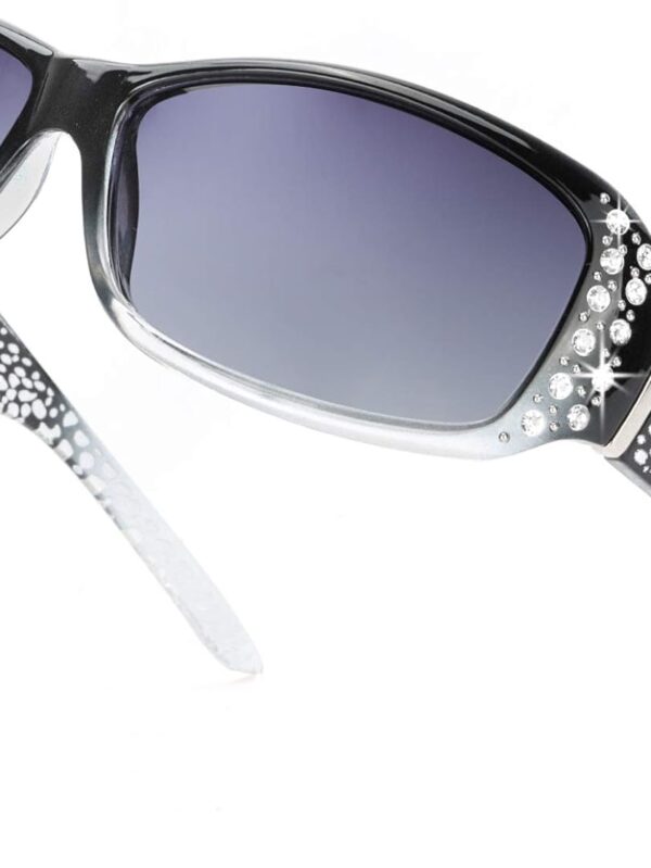 IGnaef Polarized Sunglasses for Women, Rhinestone Women Sunglasses UV400 Protection for Driving\/Fishing\/Shopping