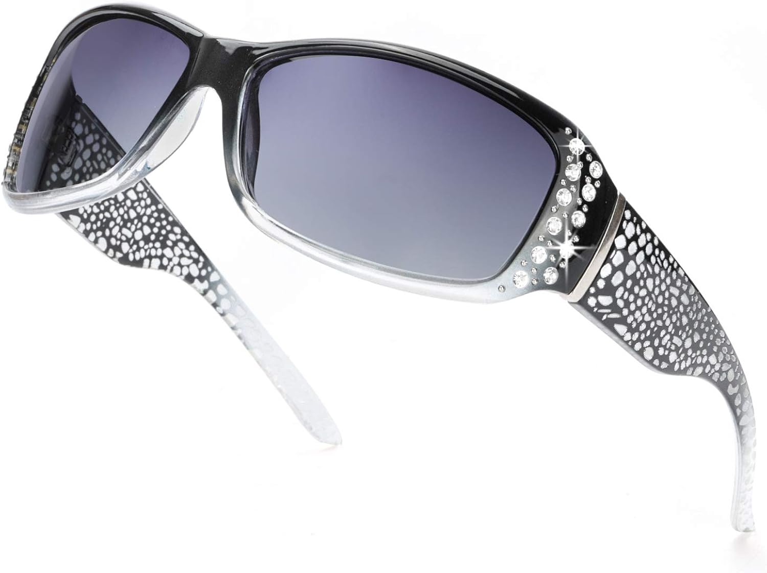 IGnaef Polarized Sunglasses for Women, Rhinestone Women Sunglasses UV400 Protection for Driving\/Fishing\/Shopping