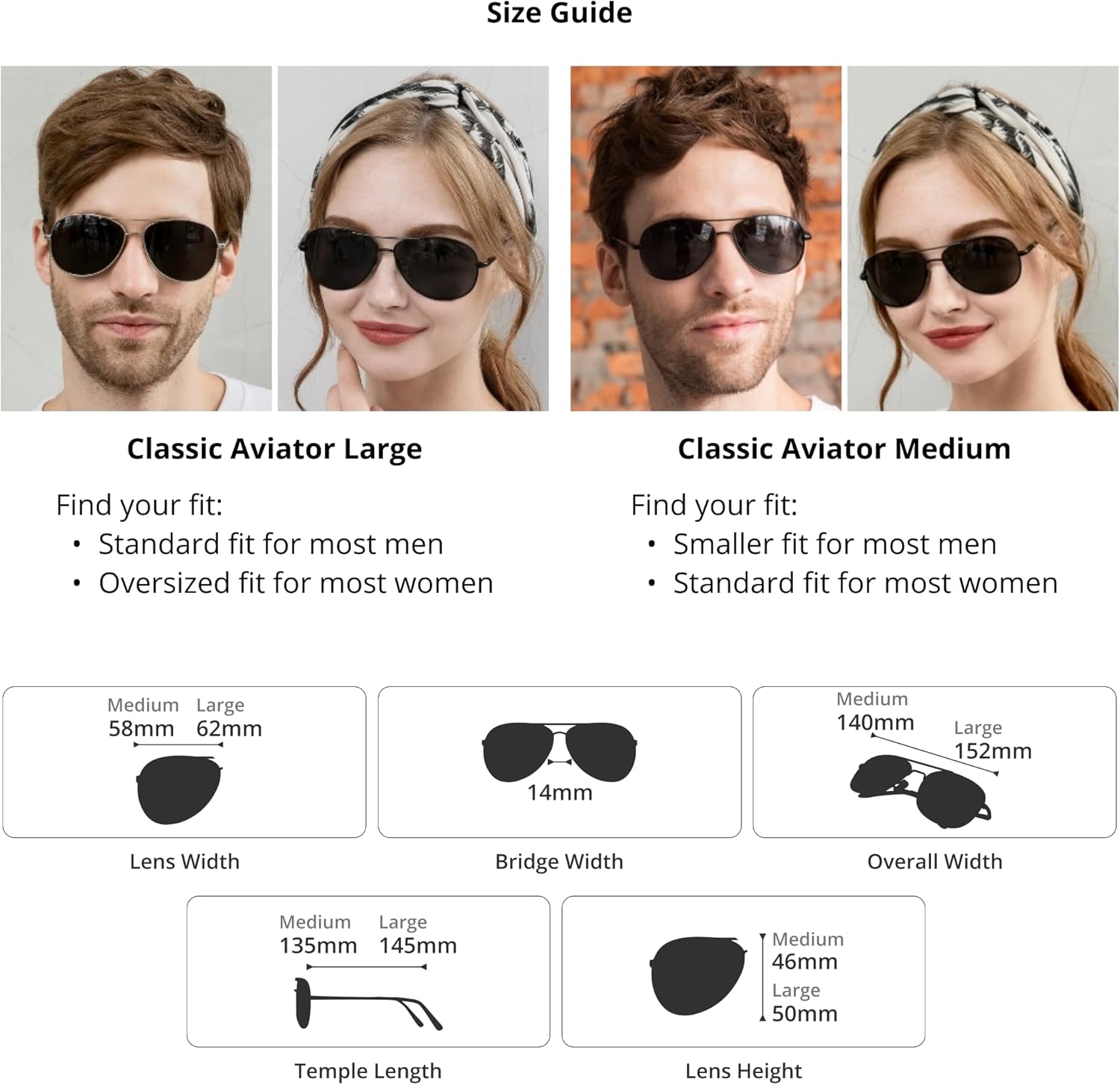 J+S Premium Military Style Classic Aviator Sunglasses, Polarized, 100% UV protection - Image 6