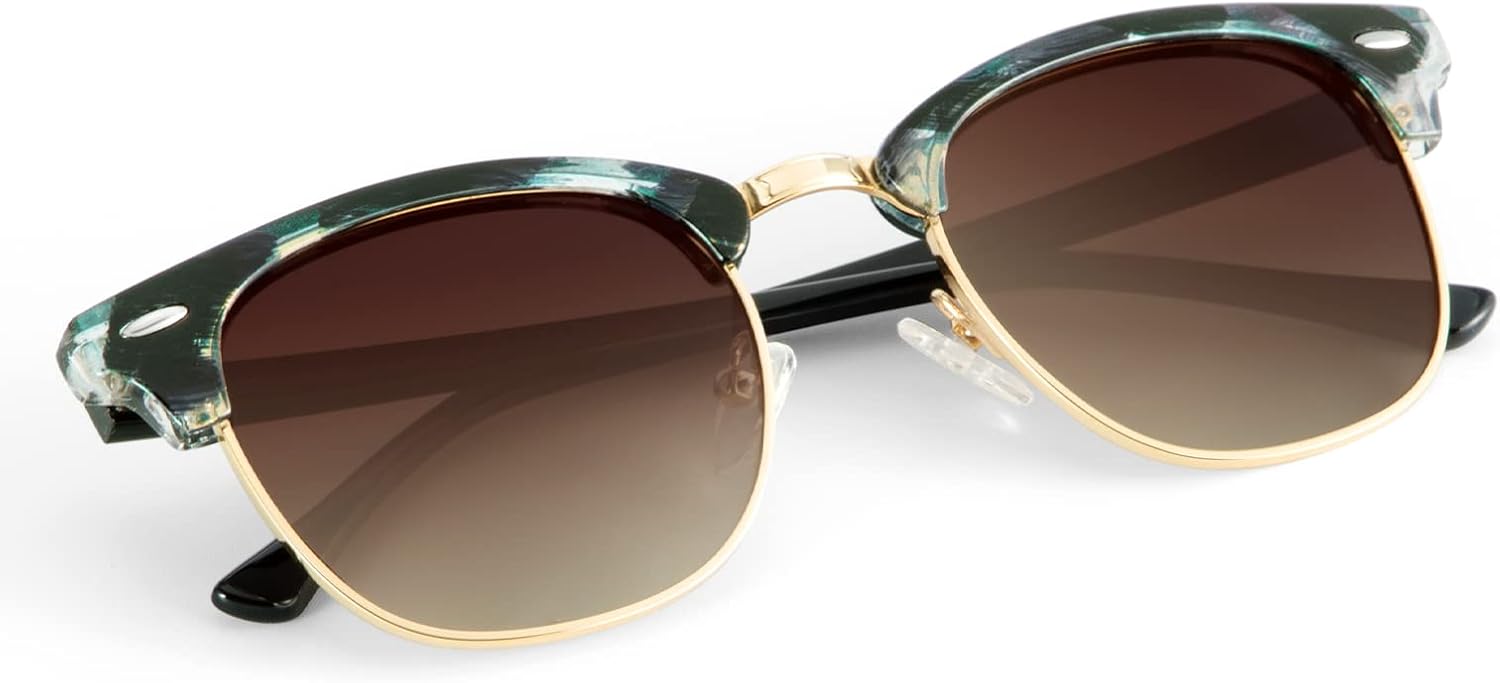 KALIYADI Polarized Sunglasses for Men and Women Semi-Rimless Frame Driving Sun glasses UV Blocking - Image 25