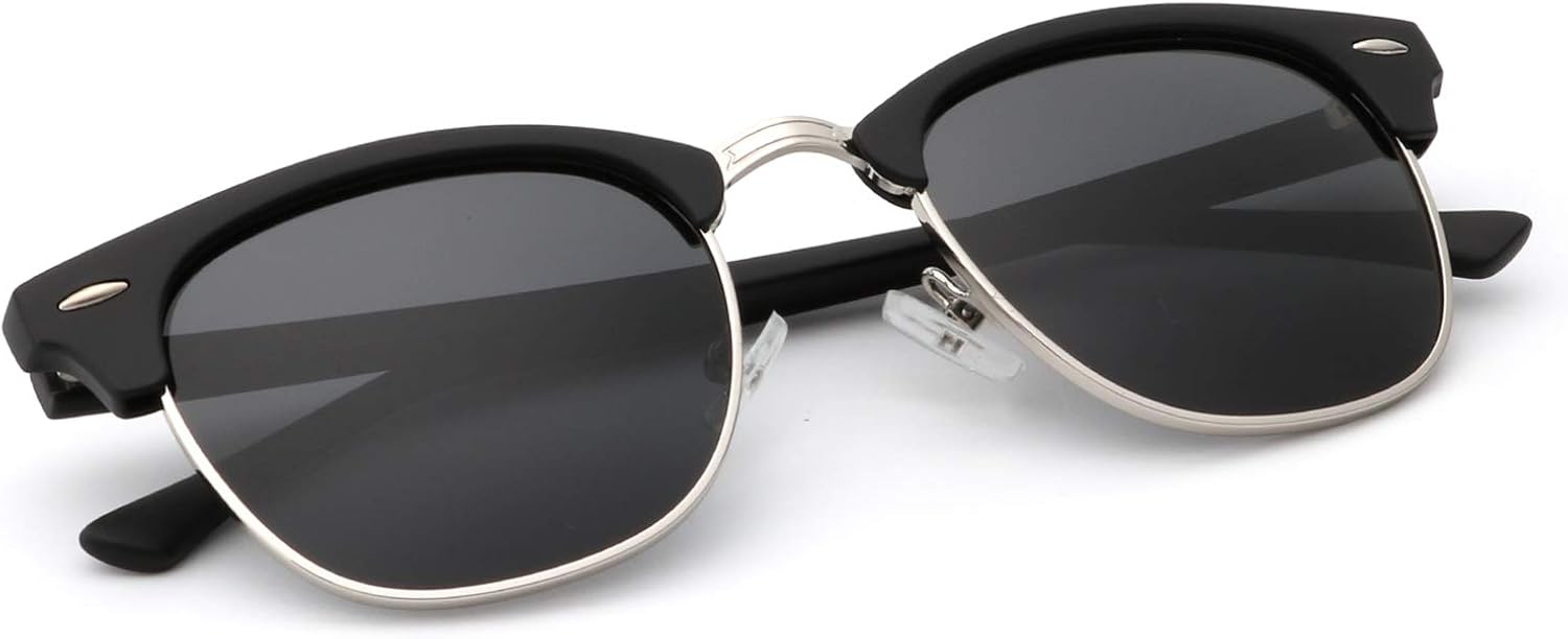 KALIYADI Polarized Sunglasses for Men and Women Semi-Rimless Frame Driving Sun glasses UV Blocking - Image 21