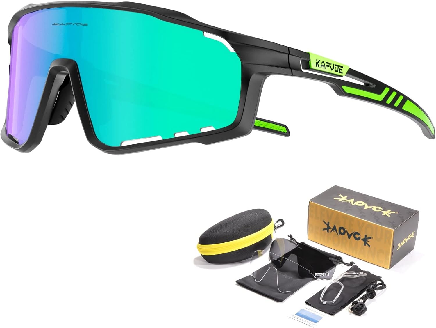 KAPVOE Polarized Cycling Glasses For Men Women Mountain Bike Glasses MTB Riding Glasses TR90 Sport Sunglasses Running Bicycle - Image 16