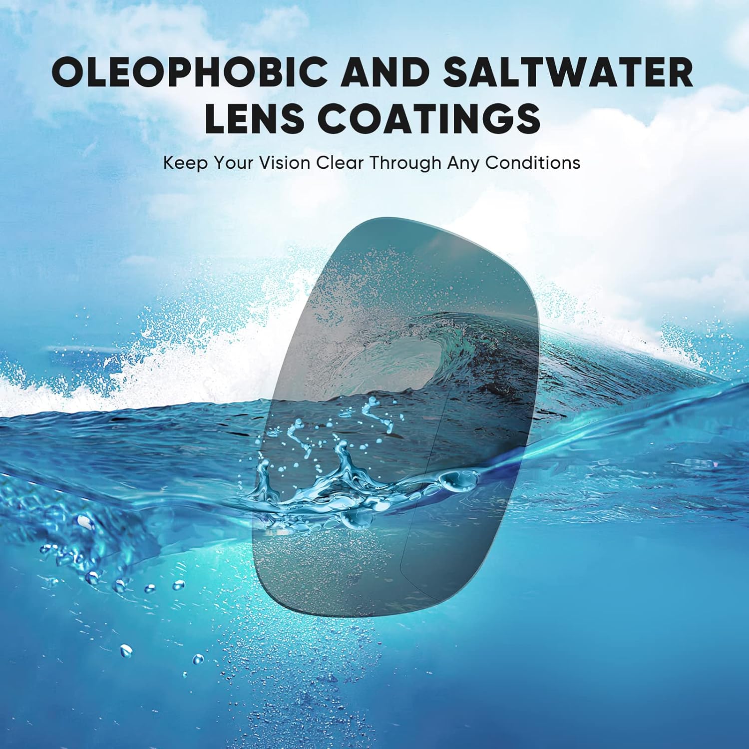 KastKing Ellijay Bifocal Polarized Sunglasses, Bi-Focal x1.5 x2.0 x2.5 Magnifications, Wrap Sport Reader Sunglasses - Image 6