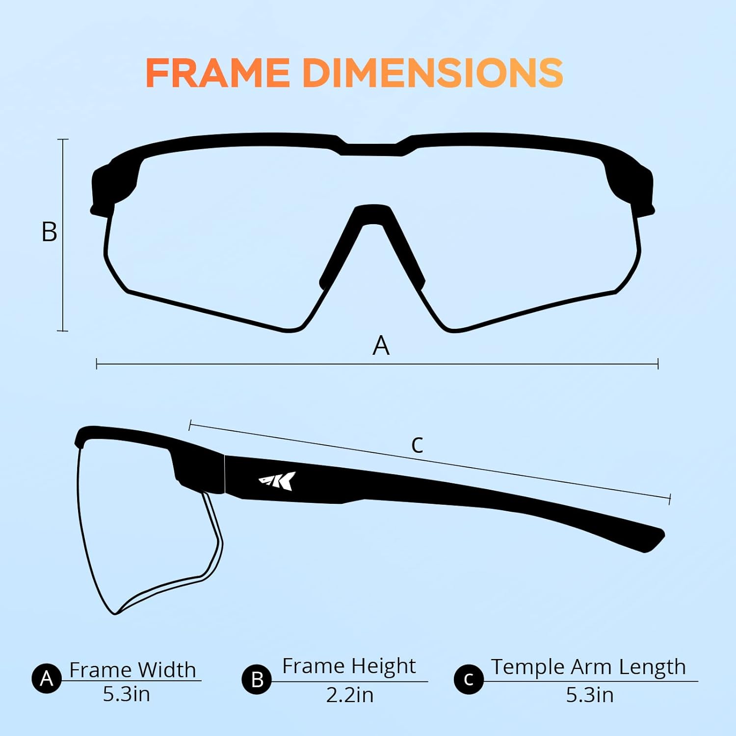 KastKing Hillsboro Polarized Sport Sunglasses for Men and Women, Ideal for Baseball Cycling Running Biking, UV protection - Image 6