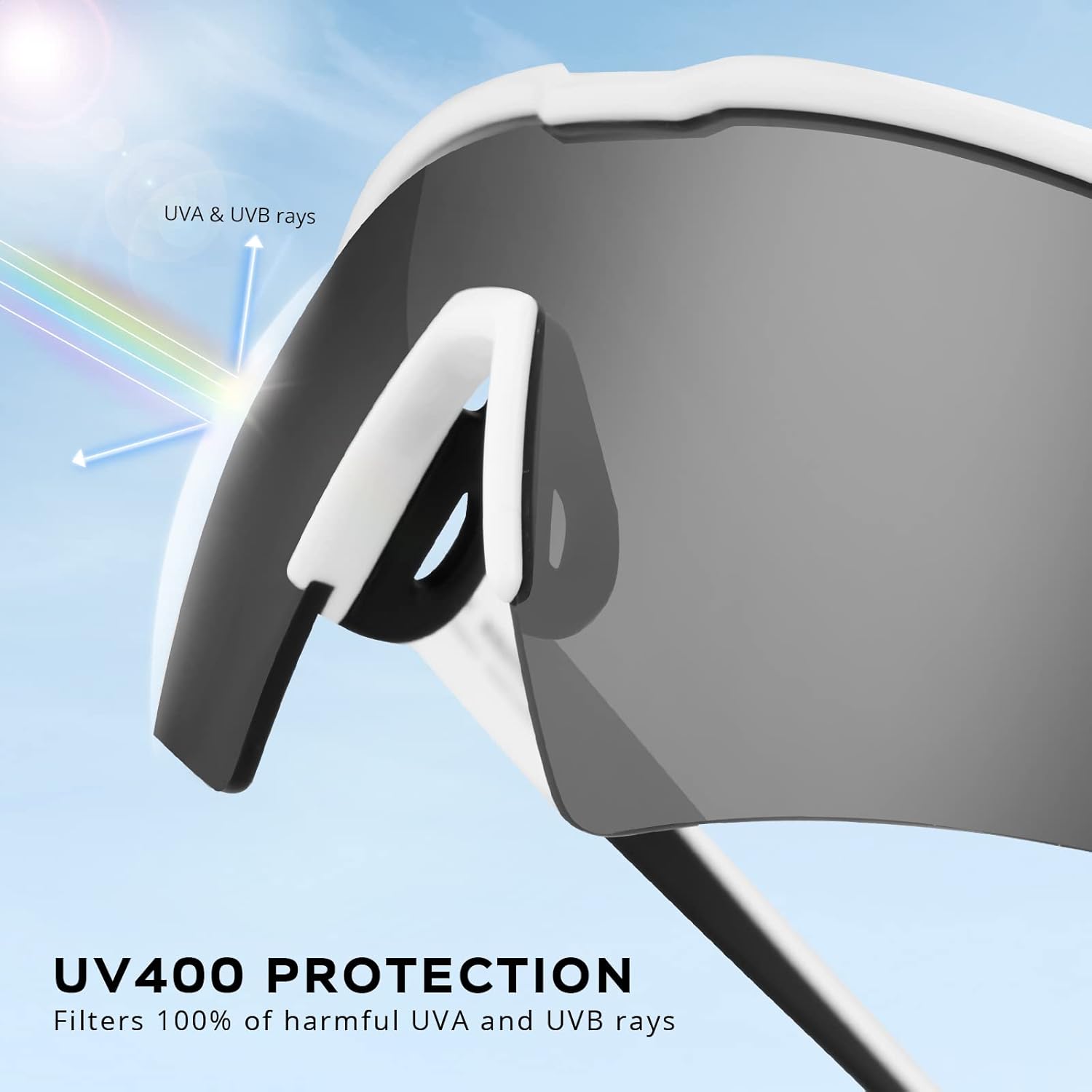 KastKing Hillsboro Polarized Sport Sunglasses for Men and Women, Ideal for Baseball Cycling Running Biking, UV protection - Image 4