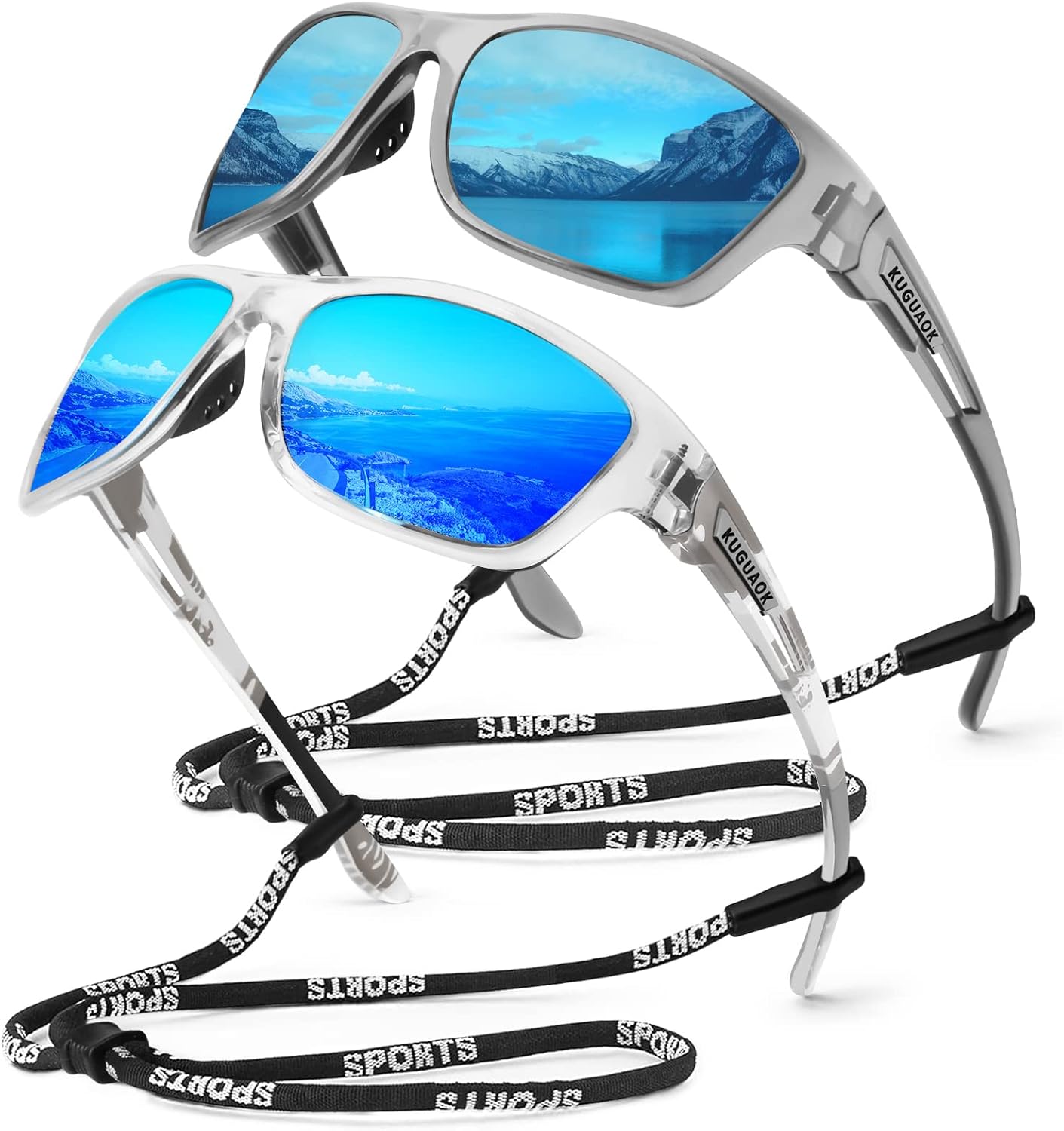 KUGUAOK Polarized Sports Sunglasses for Men Driving Cycling Fishing Sun Glasses 100% UV Protection Goggles - Image 9