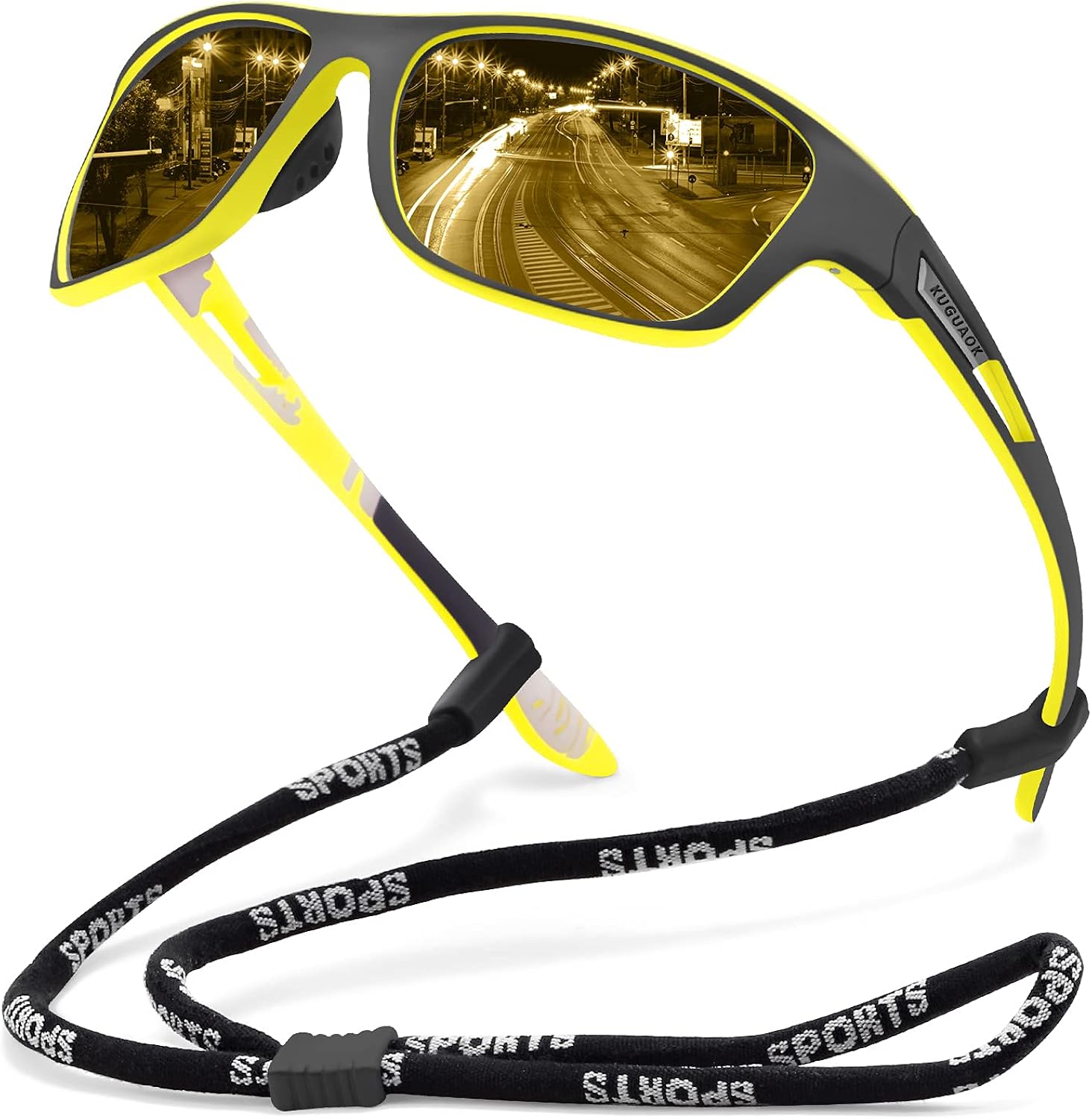 KUGUAOK Polarized Sports Sunglasses for Men Driving Cycling Fishing Sun Glasses 100% UV Protection Goggles - Image 20
