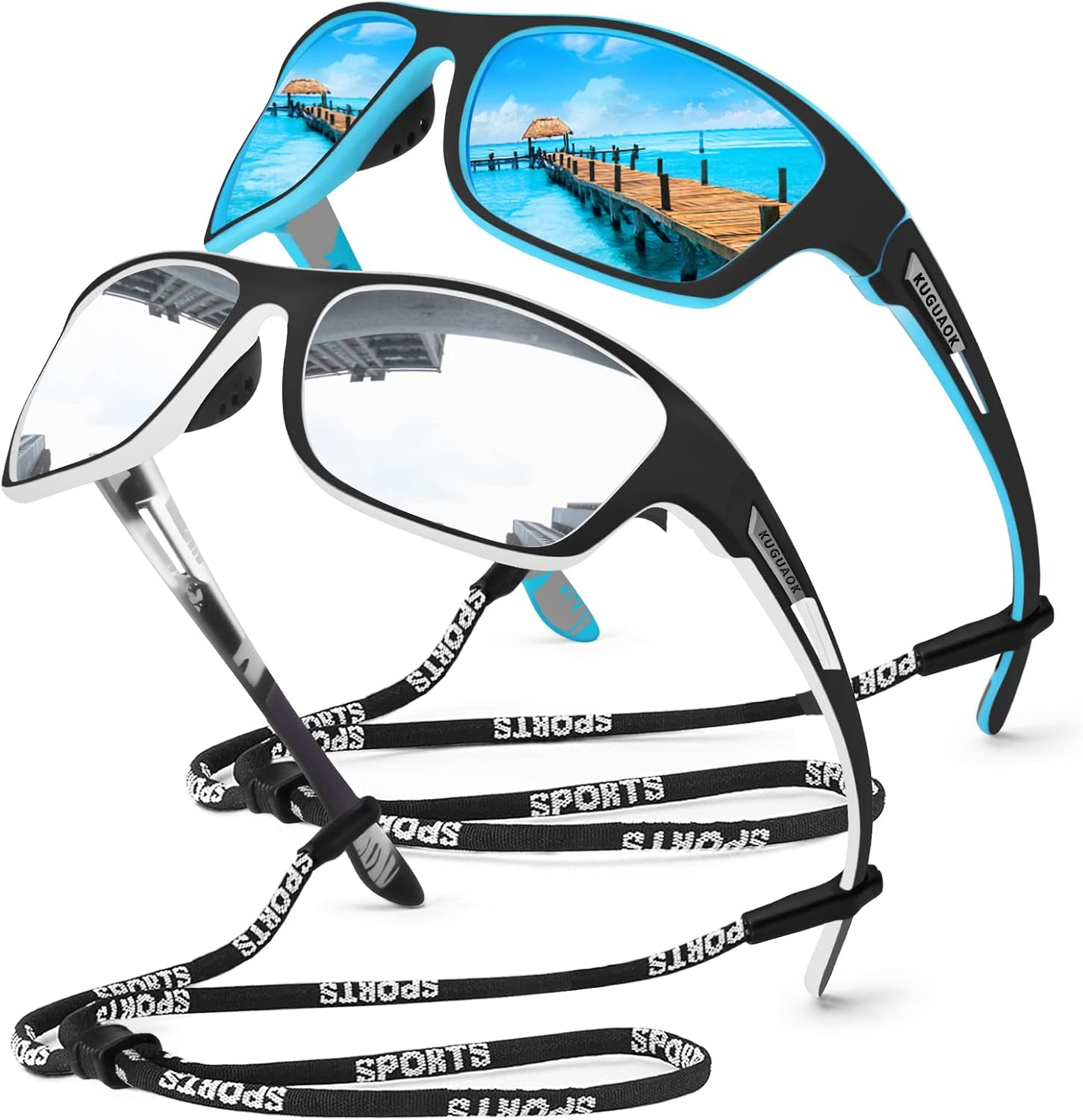 KUGUAOK Polarized Sports Sunglasses for Men Driving Cycling Fishing Sun Glasses 100% UV Protection Goggles - Image 15