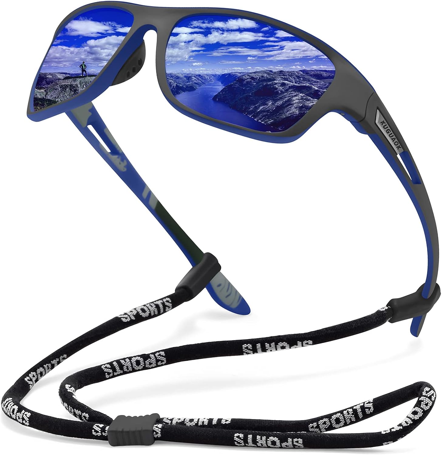 KUGUAOK Polarized Sports Sunglasses for Men Driving Cycling Fishing Sun Glasses 100% UV Protection Goggles - Image 13