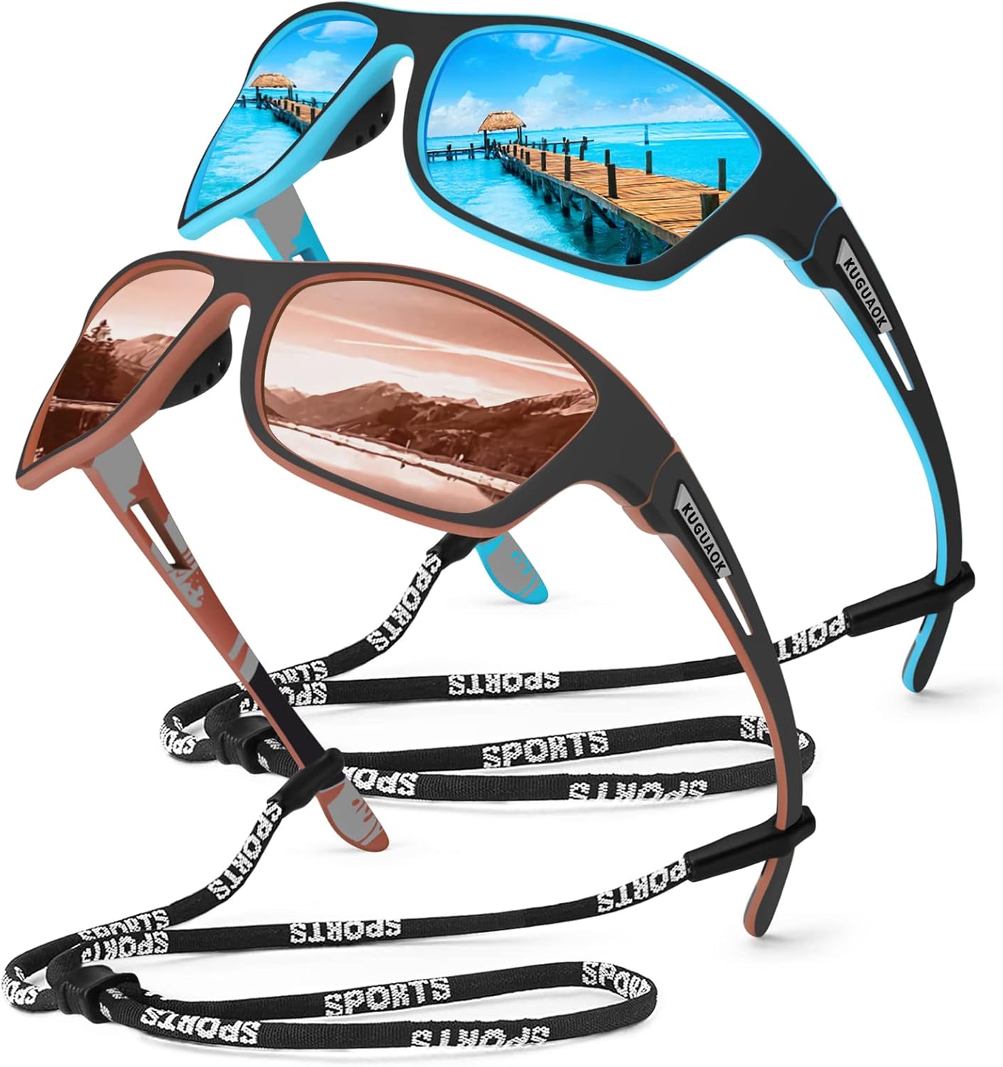 KUGUAOK Polarized Sports Sunglasses for Men Driving Cycling Fishing Sun Glasses 100% UV Protection Goggles - Image 17