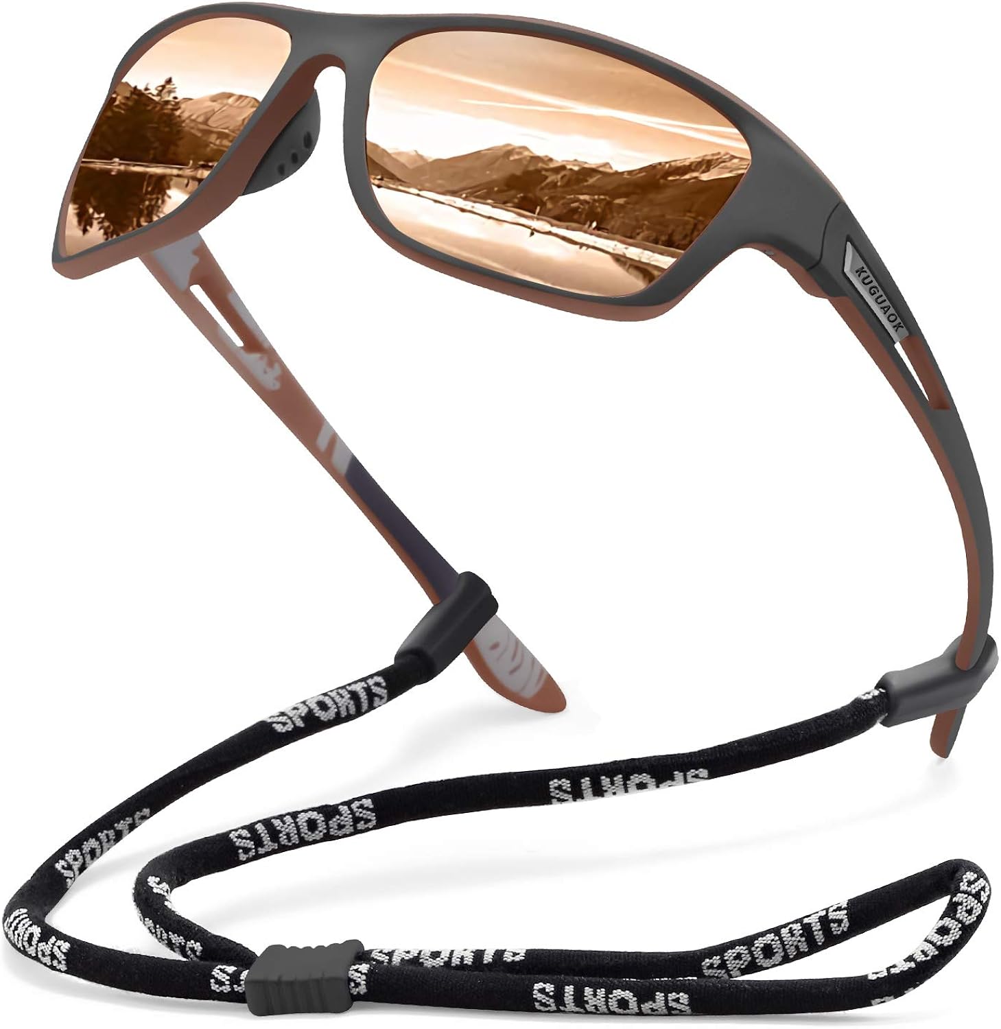 KUGUAOK Polarized Sports Sunglasses for Men Driving Cycling Fishing Sun Glasses 100% UV Protection Goggles - Image 10