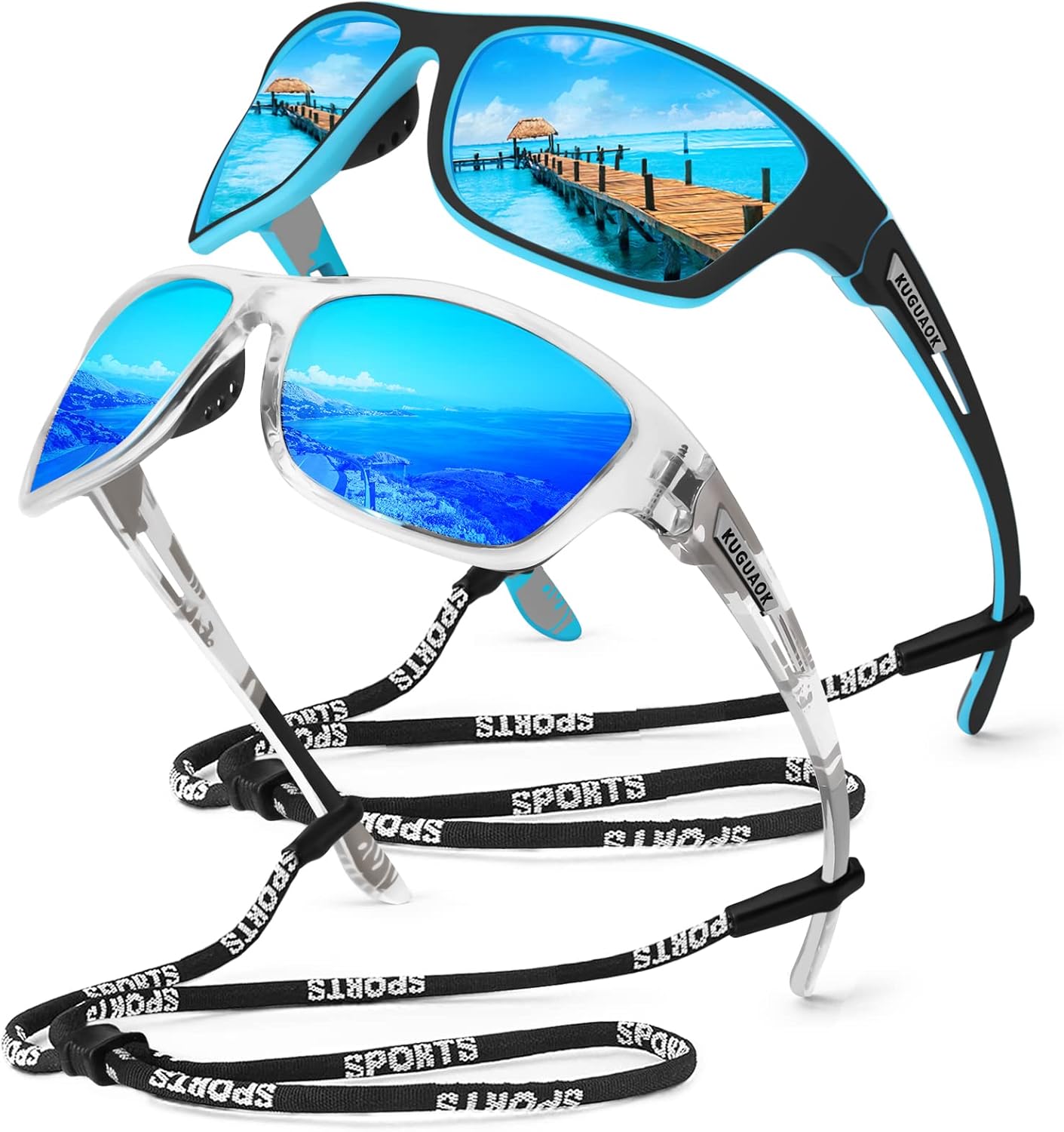 KUGUAOK Polarized Sports Sunglasses for Men Driving Cycling Fishing Sun Glasses 100% UV Protection Goggles - Image 22
