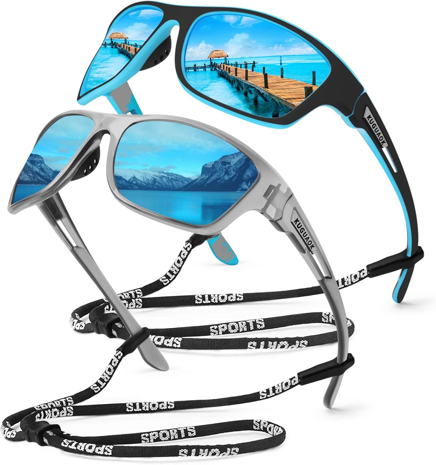 KUGUAOK Polarized Sports Sunglasses for Men Driving Cycling Fishing Sun Glasses 100% UV Protection Goggles - Image 25