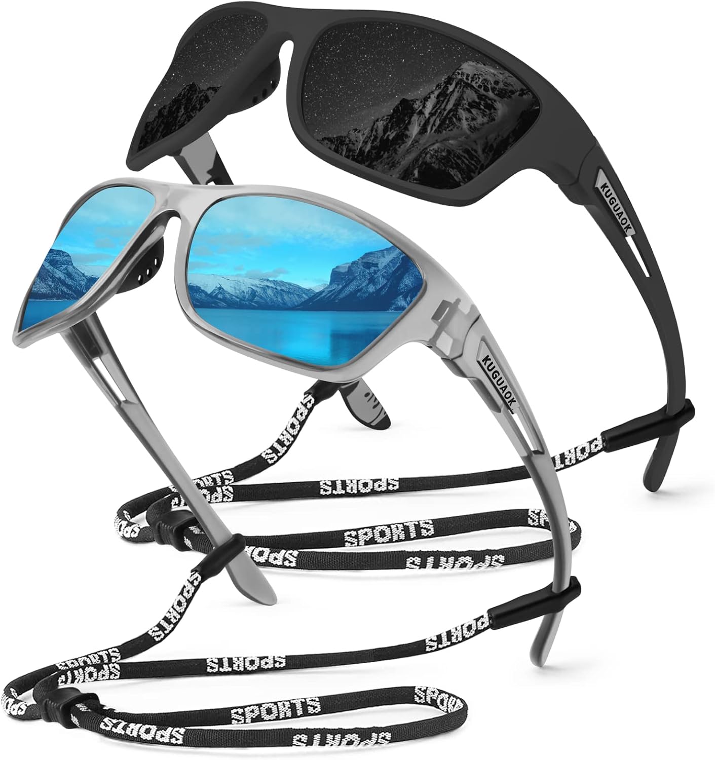 KUGUAOK Polarized Sports Sunglasses for Men Driving Cycling Fishing Sun Glasses 100% UV Protection Goggles - Image 14