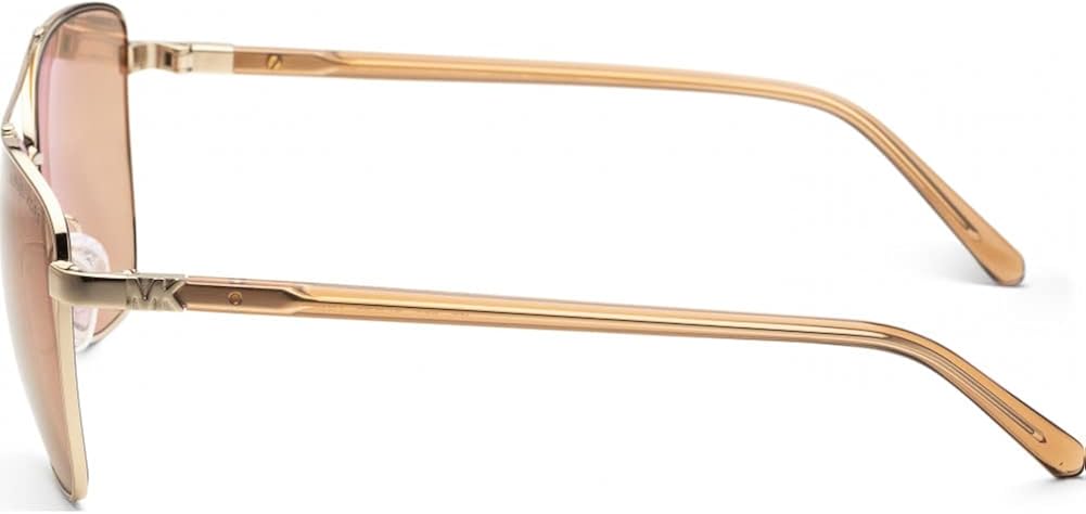 Michael Kors Gold Mirror Aviator Ladies Sunglasses MK1096 1014R1 59 - Image 2