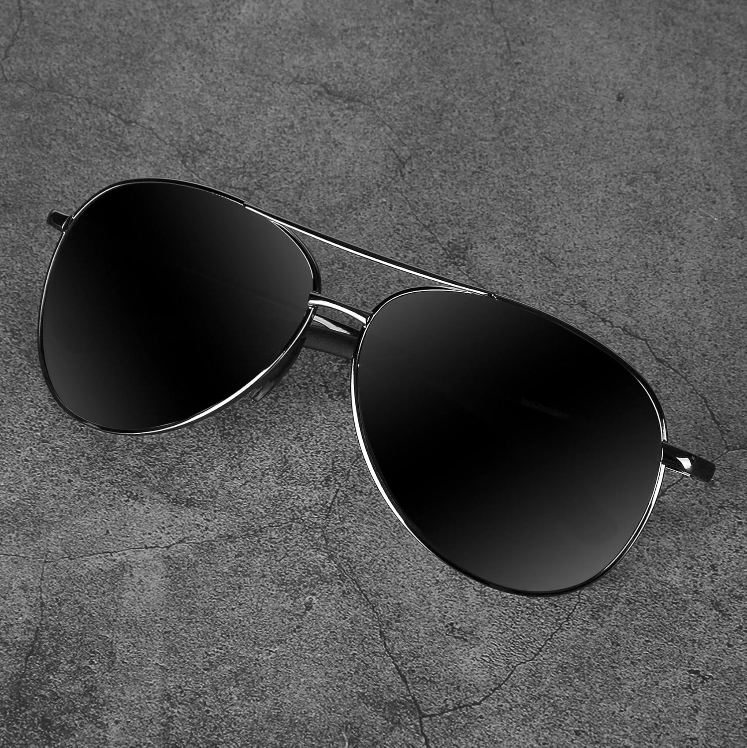 mxnx Aviator Sunglasses for Men Polarized Women UV Protection Lightweight Driving Fishing Sports Mens Sunglasses MX208 - Image 2