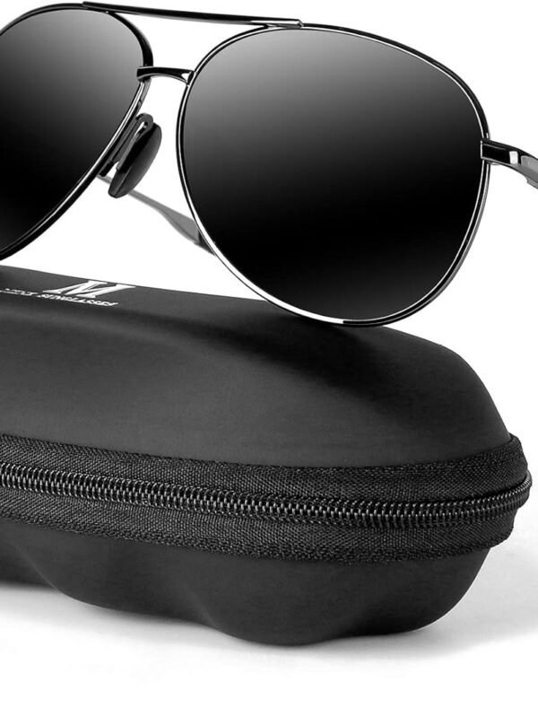 mxnx Aviator Sunglasses for Men Polarized Women UV Protection Lightweight Driving Fishing Sports Mens Sunglasses MX208