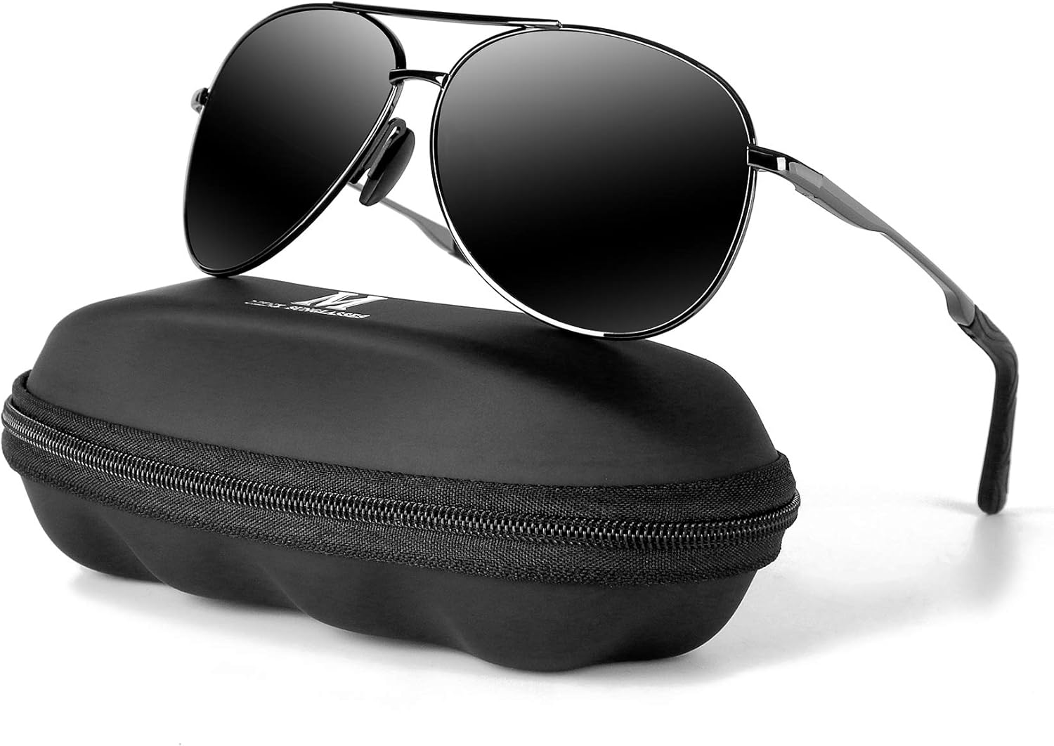 mxnx Aviator Sunglasses for Men Polarized Women UV Protection Lightweight Driving Fishing Sports Mens Sunglasses MX208