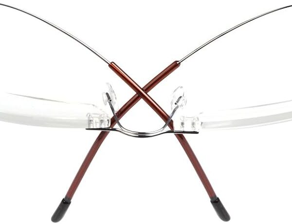 Qi Song Ultra-light 100% Titanium Rimless Reading Glasses Men Women Eyeglasses+1.0 +1.5 +2.0 +2.5 +3.0 +3.5+4.0