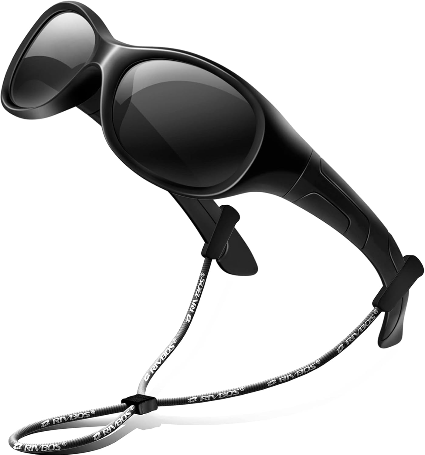 RIVBOS Kids Sunglasses with Strap Polarized UV Protection Flexible Rubber Shades for Boys Girls RBK003 - Image 23