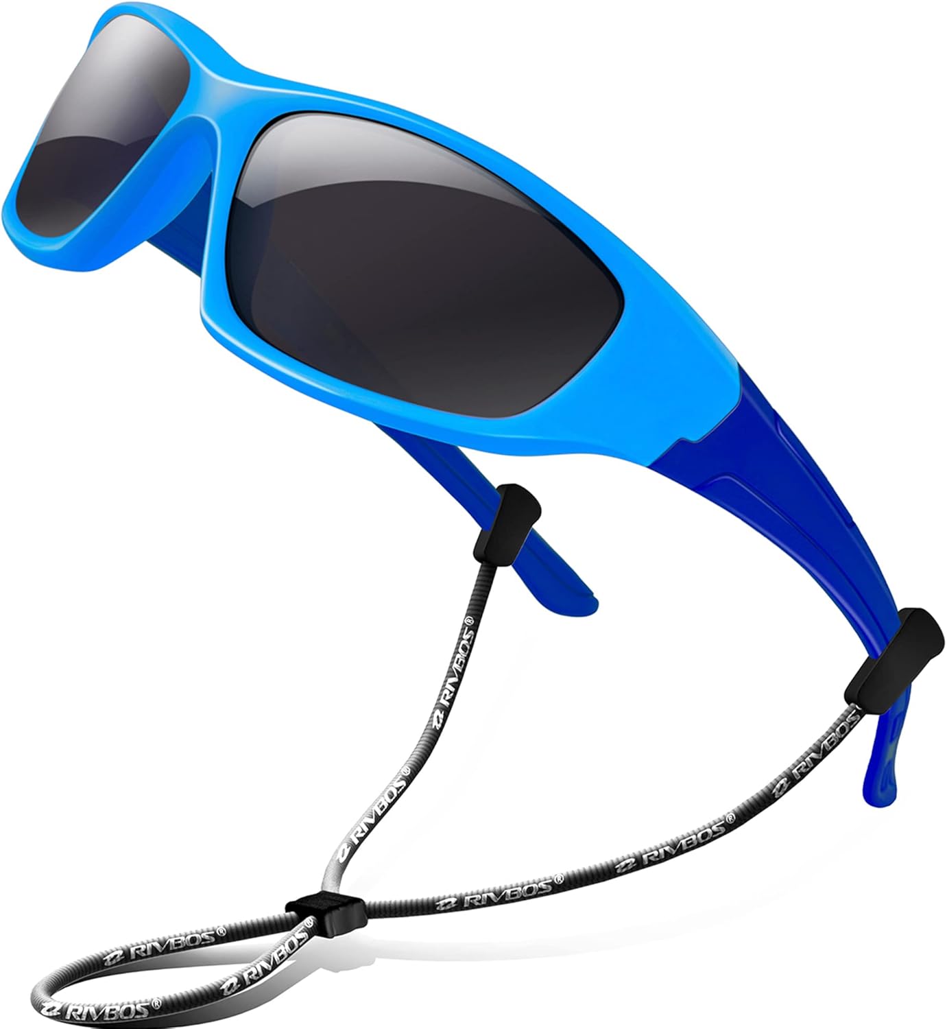 RIVBOS Kids Sunglasses with Strap Polarized UV Protection Flexible Rubber Shades for Boys Girls RBK003 - Image 14