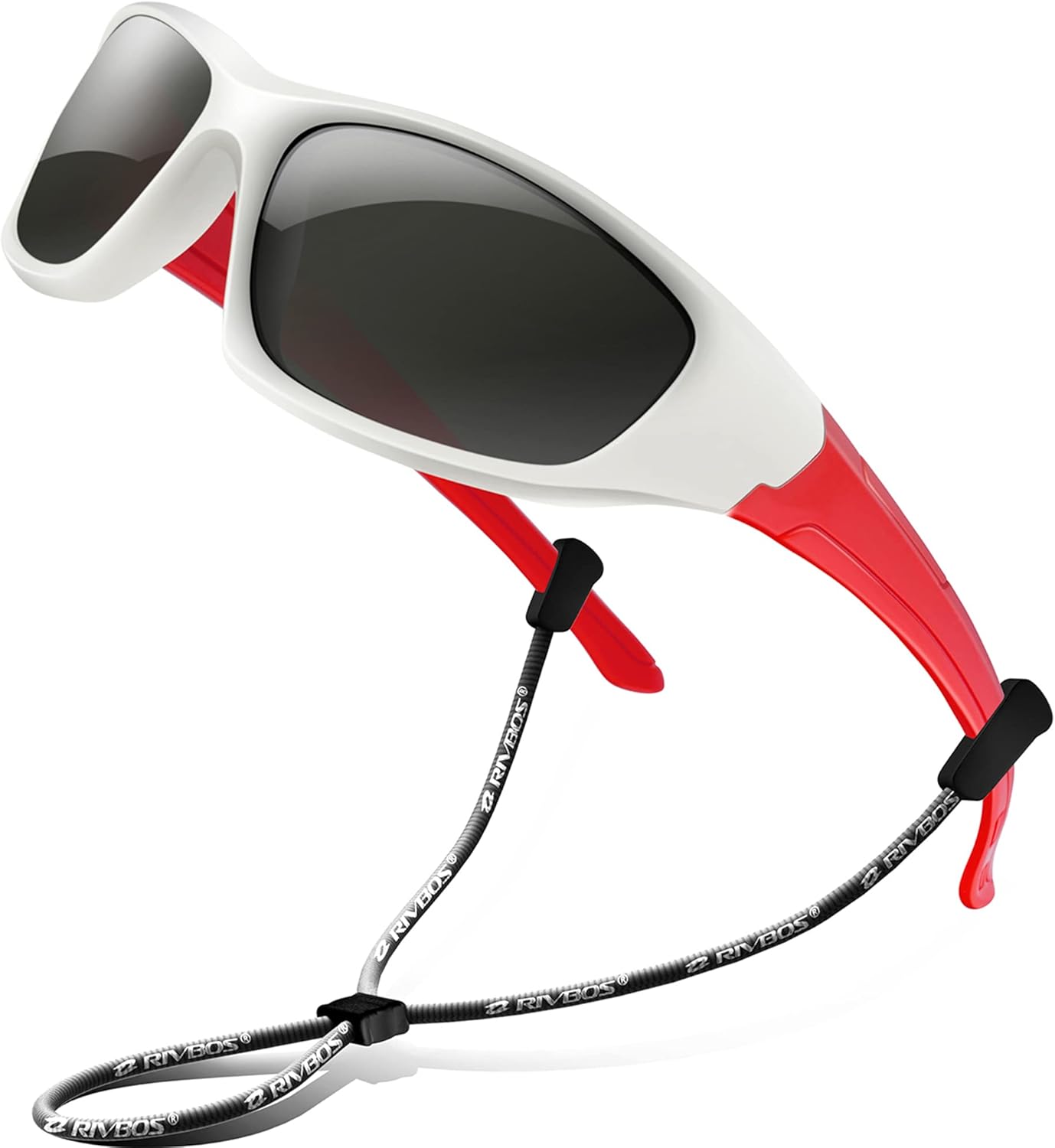 RIVBOS Kids Sunglasses with Strap Polarized UV Protection Flexible Rubber Shades for Boys Girls RBK003 - Image 16