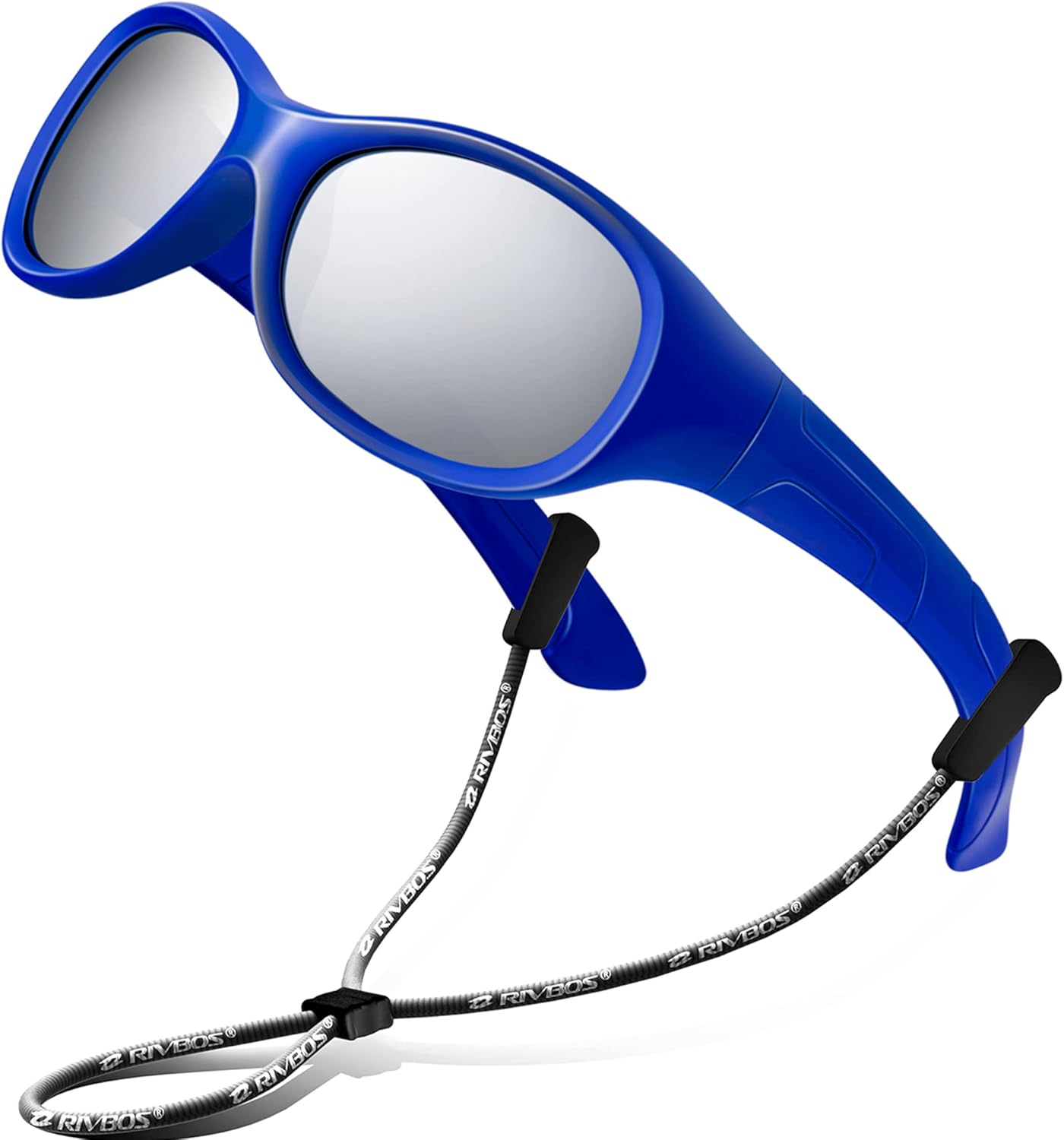 RIVBOS Kids Sunglasses with Strap Polarized UV Protection Flexible Rubber Shades for Boys Girls RBK003 - Image 20