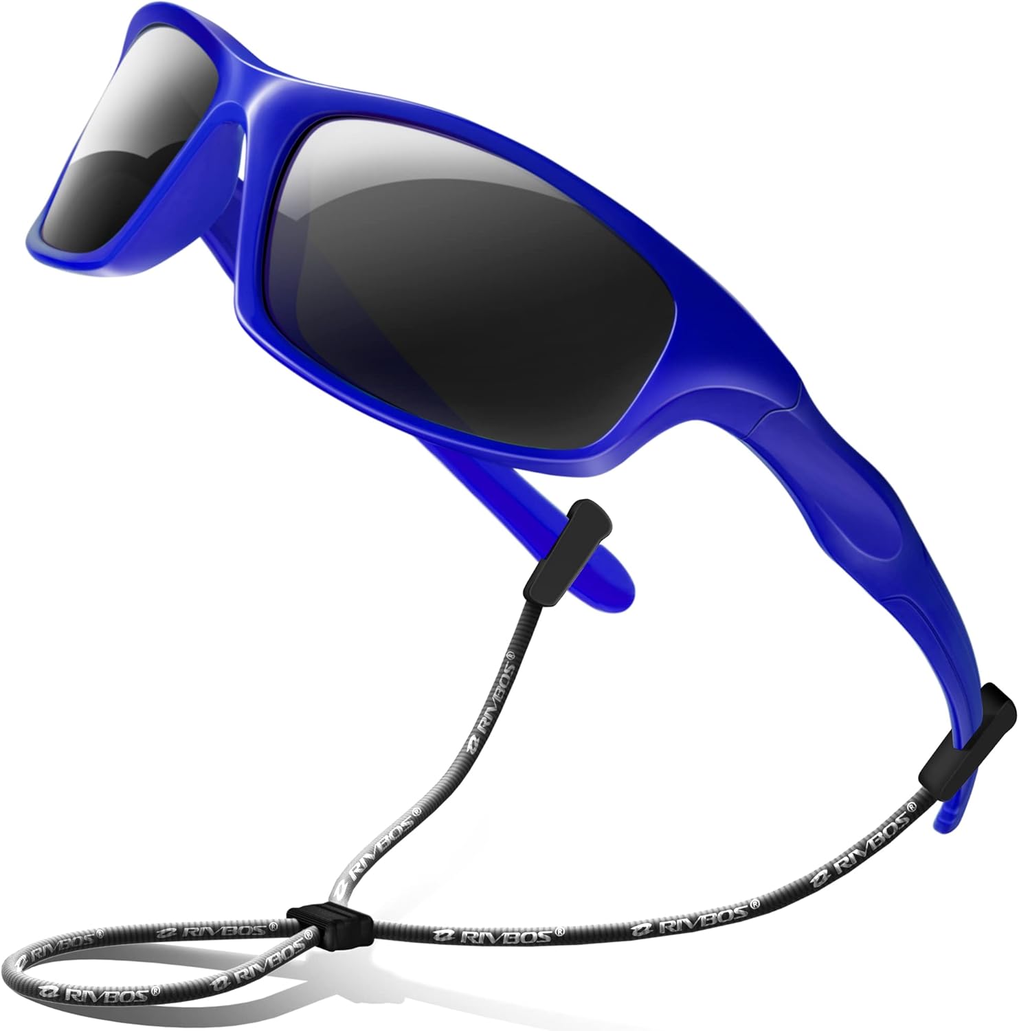 RIVBOS Kids Sunglasses with Strap Polarized UV Protection Flexible Rubber Shades for Boys Girls RBK003 - Image 17