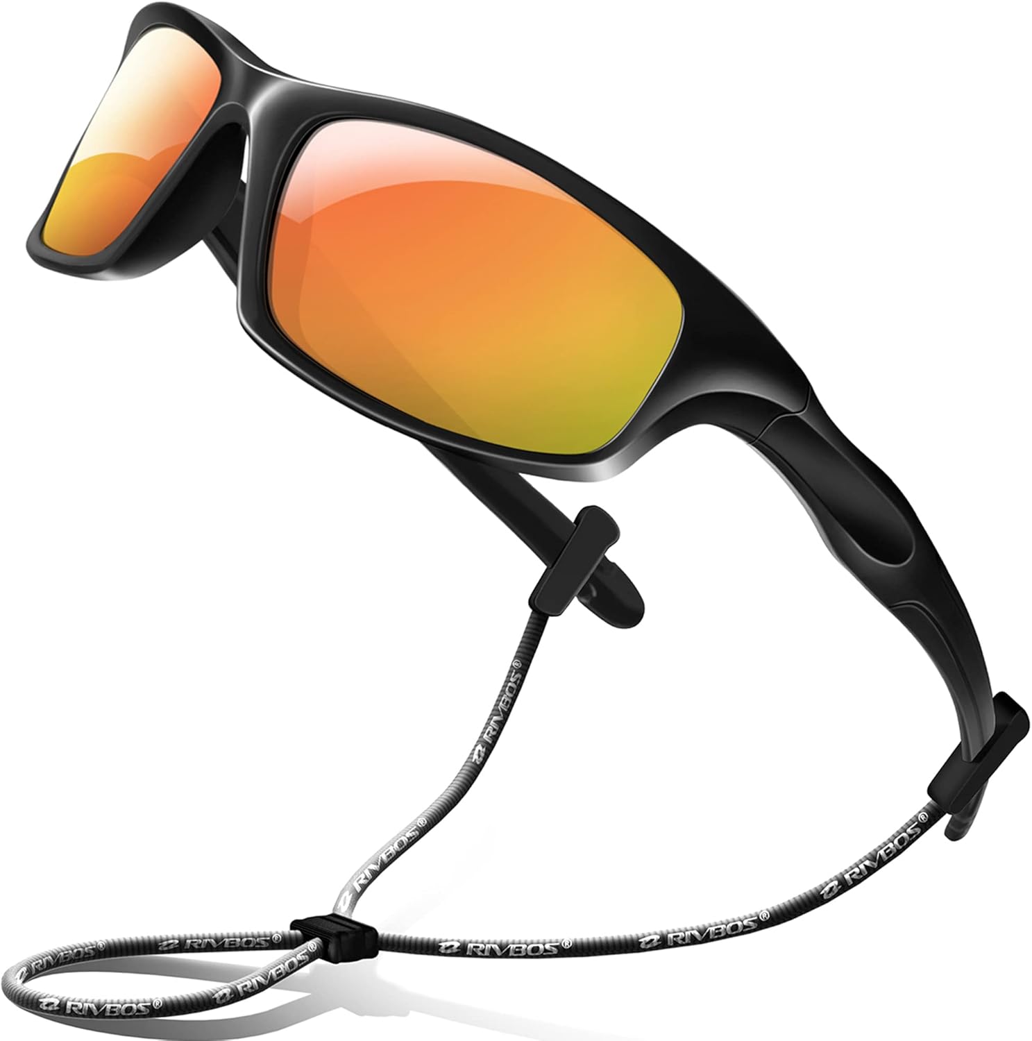 RIVBOS Kids Sunglasses with Strap Polarized UV Protection Flexible Rubber Shades for Boys Girls RBK003 - Image 21
