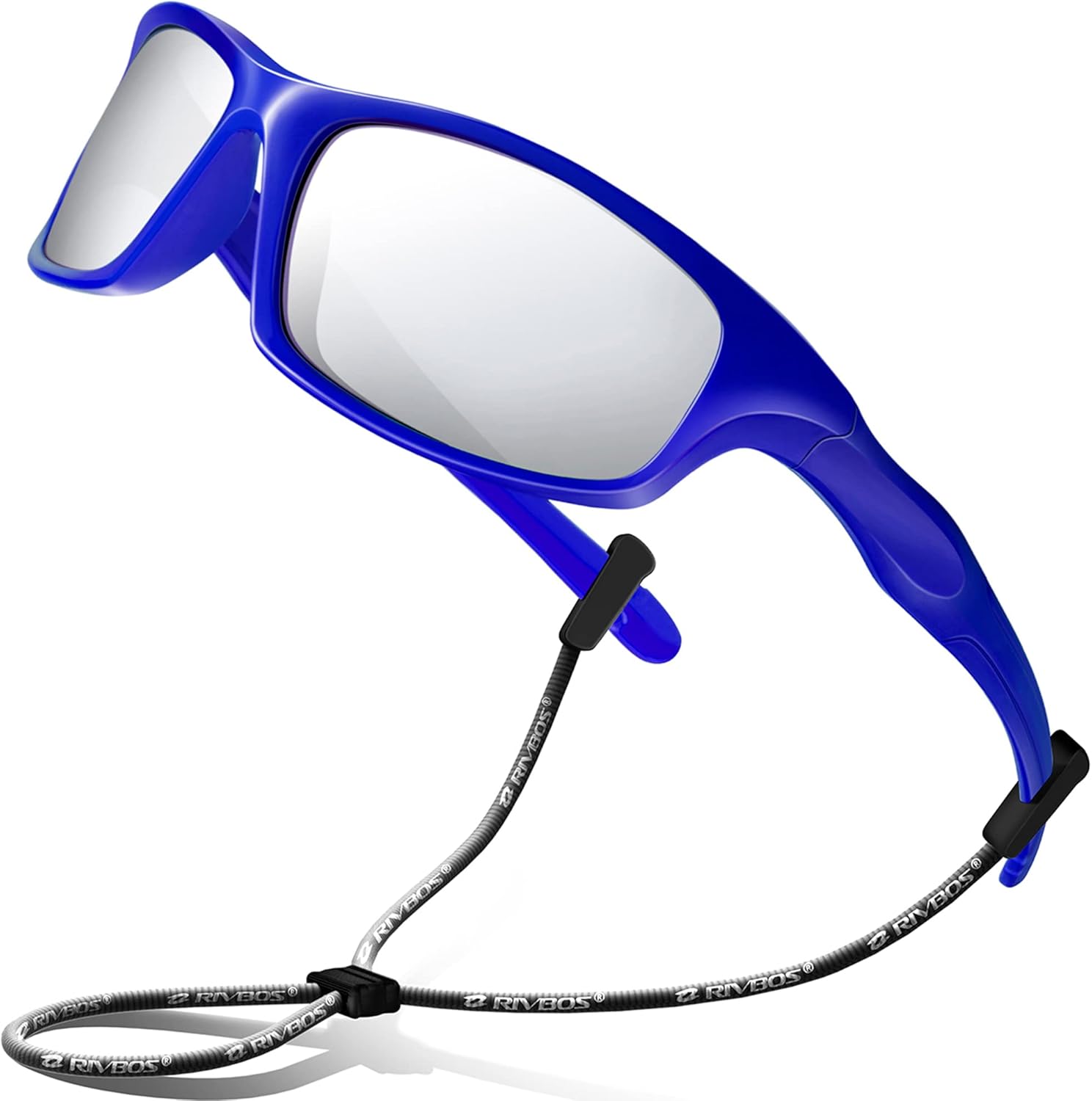 RIVBOS Kids Sunglasses with Strap Polarized UV Protection Flexible Rubber Shades for Boys Girls RBK003 - Image 11