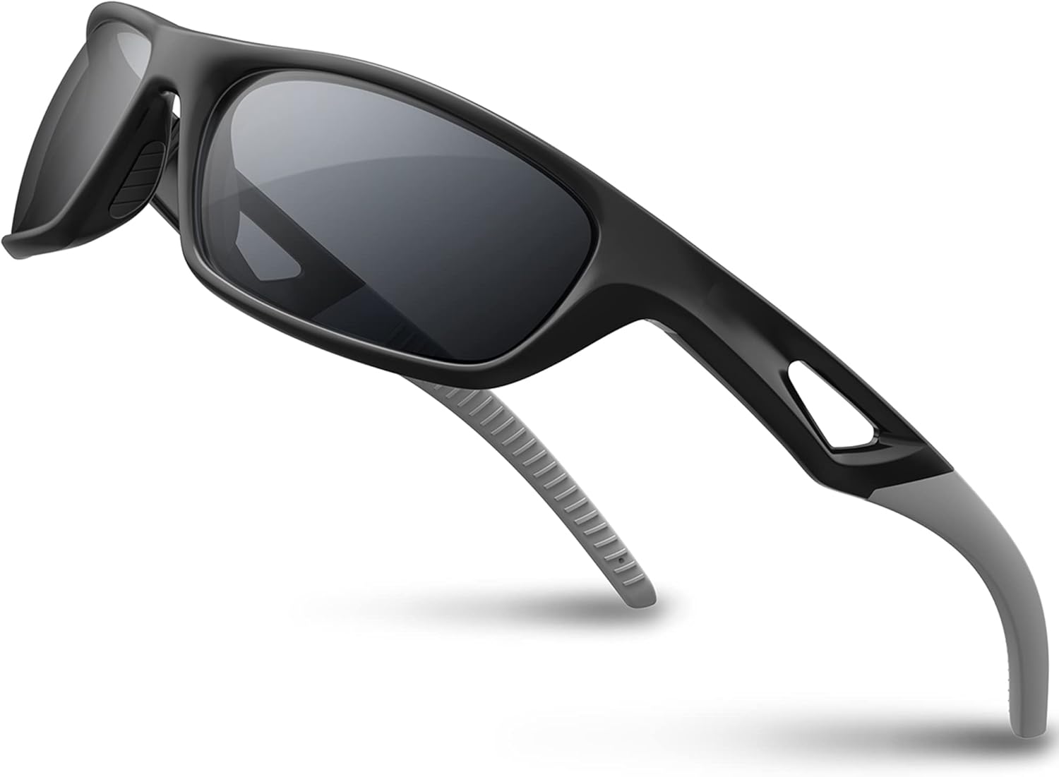 RIVBOS Polarized Sports Sunglasses Driving shades For Men TR90 Unbreakable Frame RB831